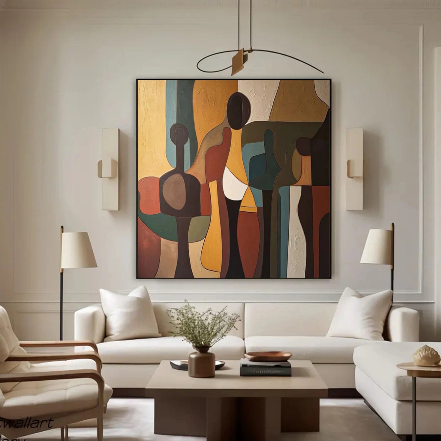 Abstract Canvas Art #WS837