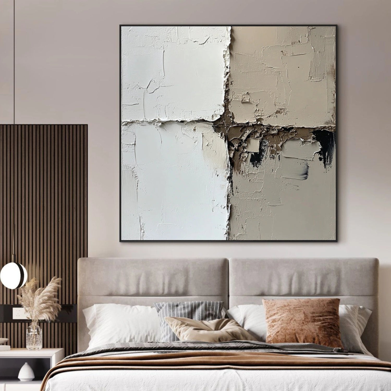 Abstract Textured Canvas Art #WS943