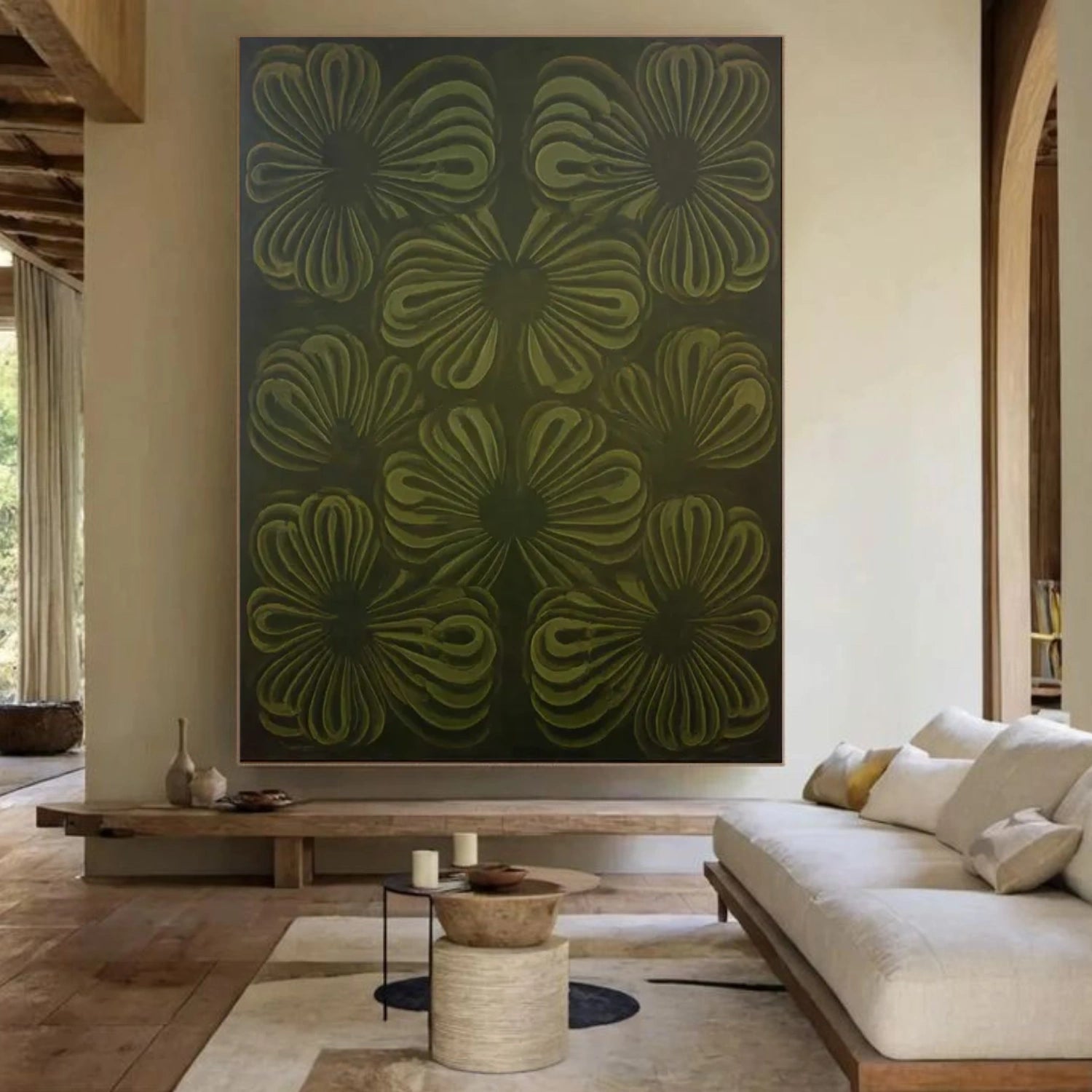 Flower & Tree Abstract Wall Art #ML196