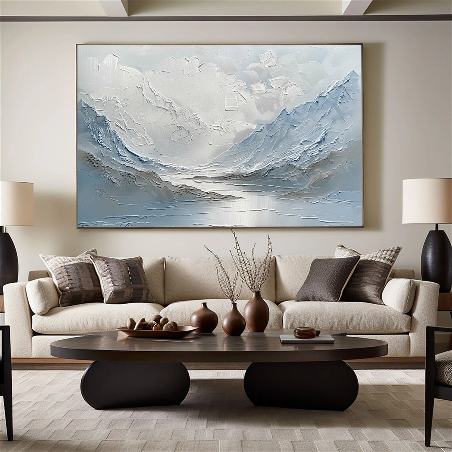 Minimalist Mountain Canvas Art #MM385