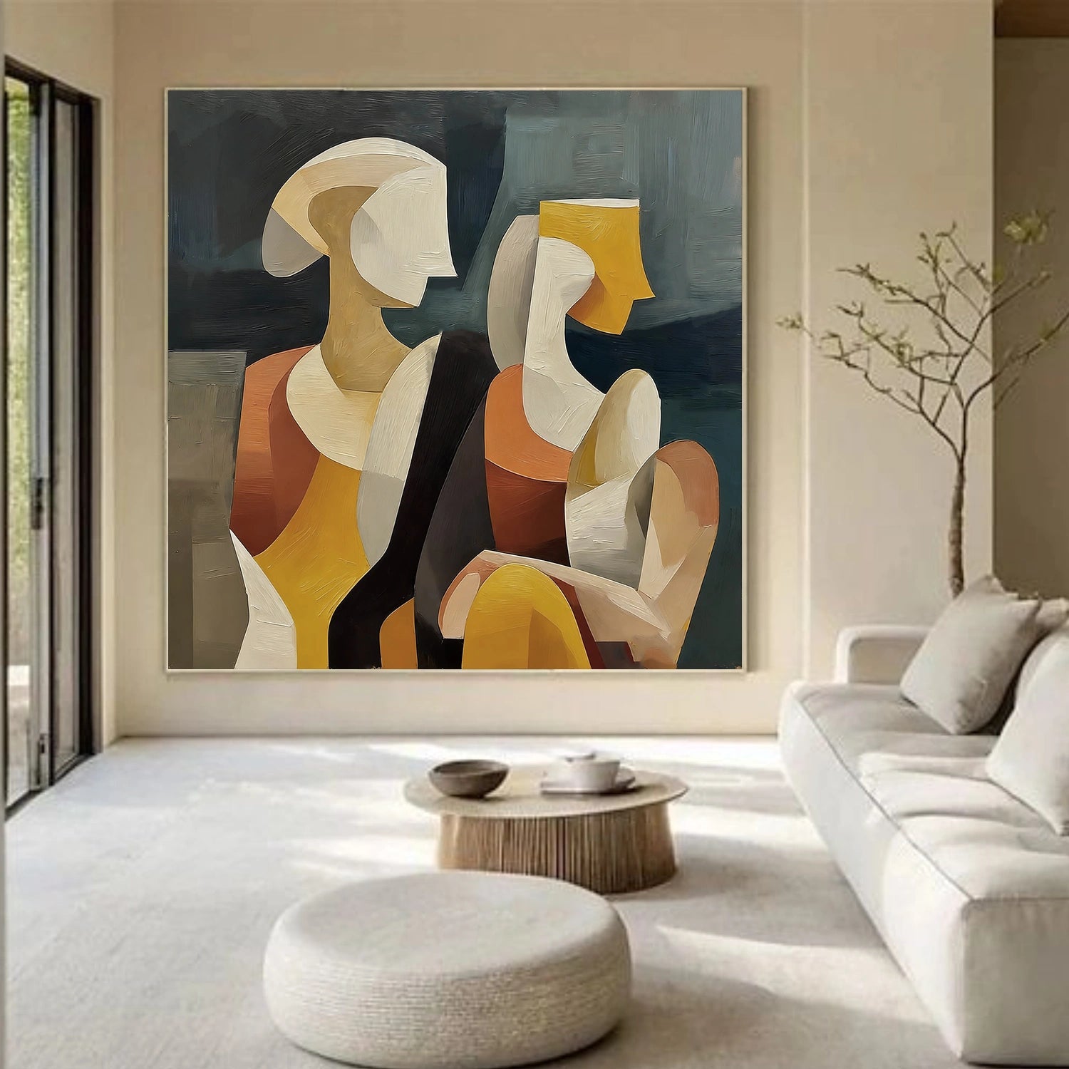 Abstract Portrait Wall Art #AP080