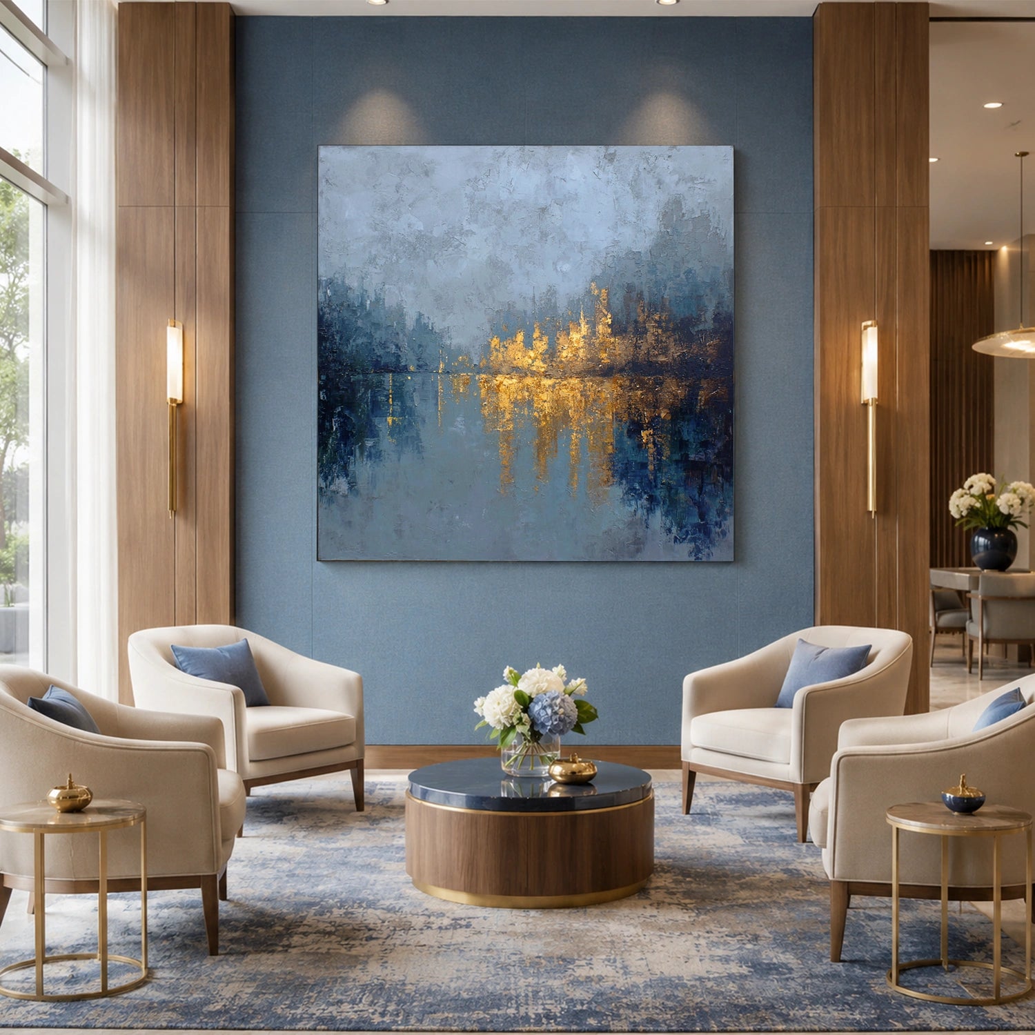 Sea & Sky Abstract Wall Art #MS337