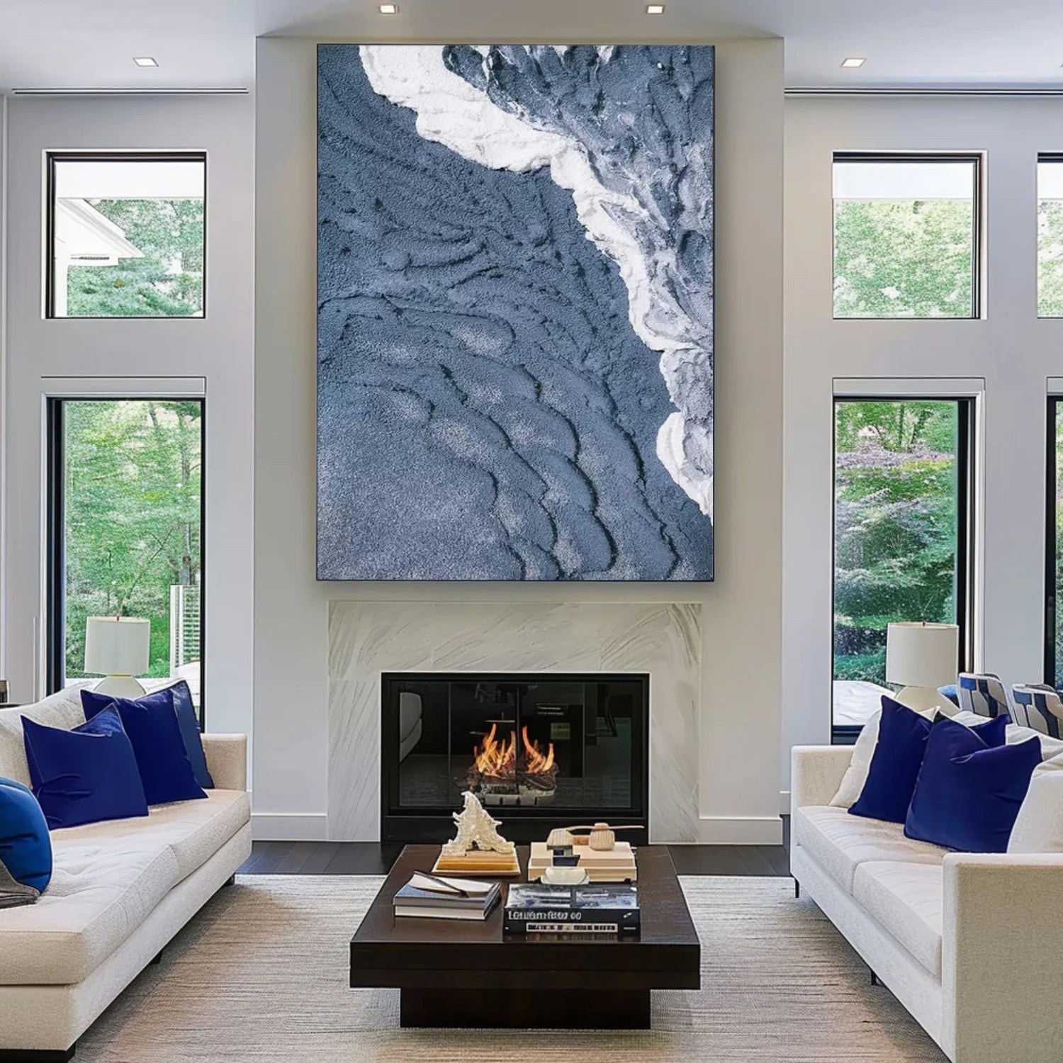 Minimalist Textured Canvas Art #MM316