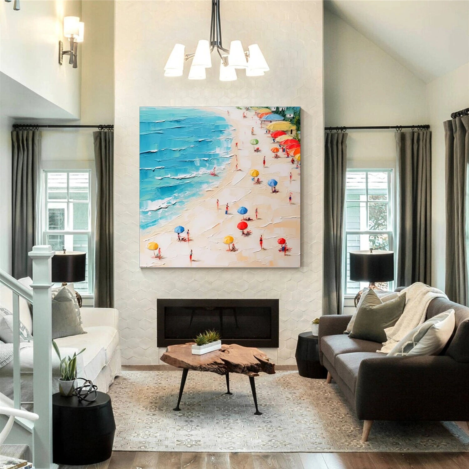 Swimming Sport Textured Wall Art #SA028