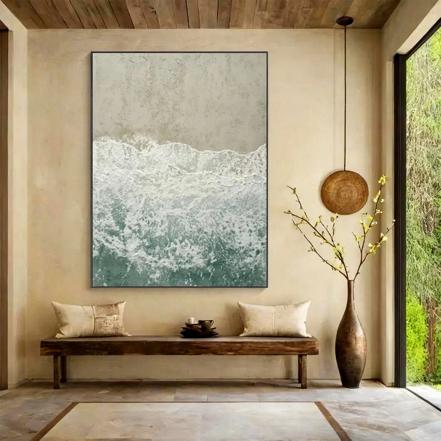Sea & Sky Abstract Wall Art #MS319