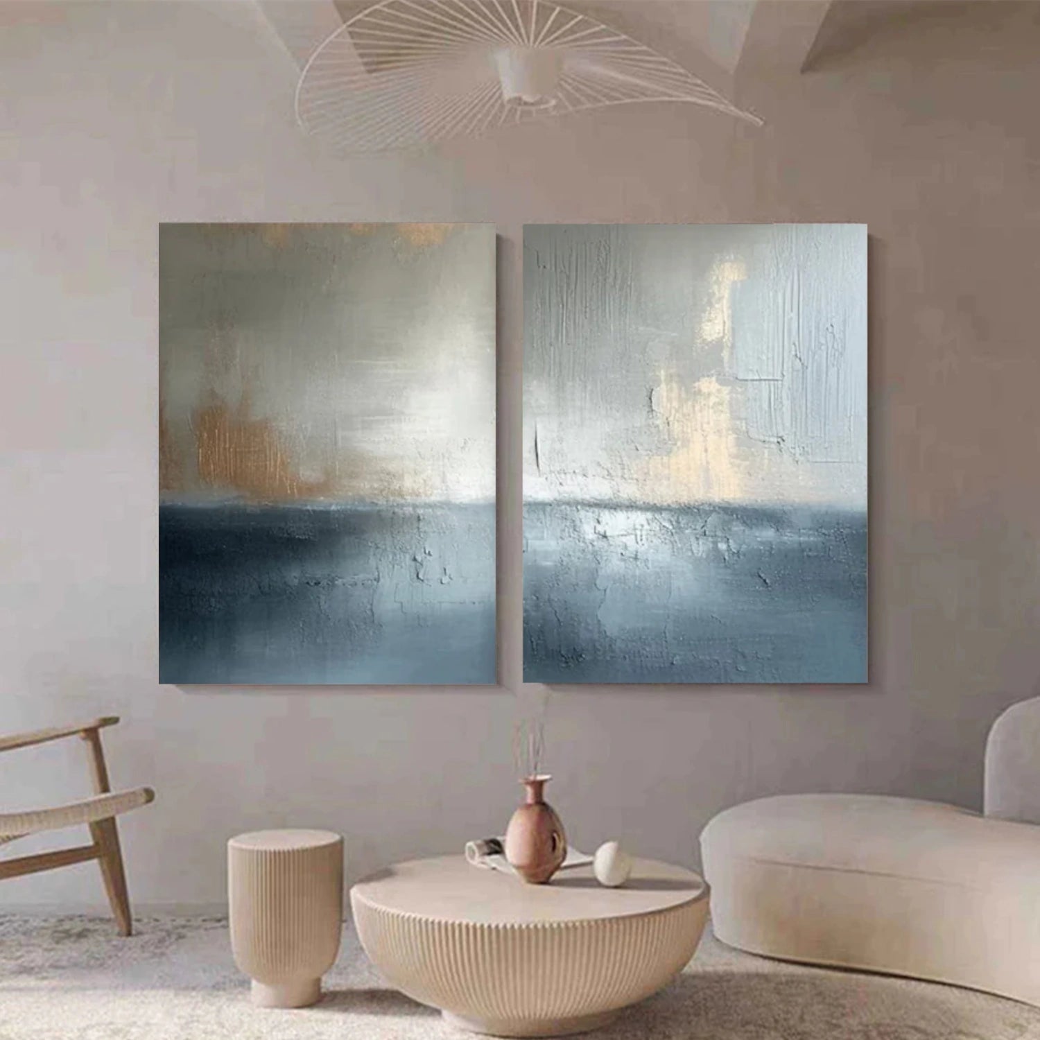 Abstract Canvas Art Set of 2 #WS741