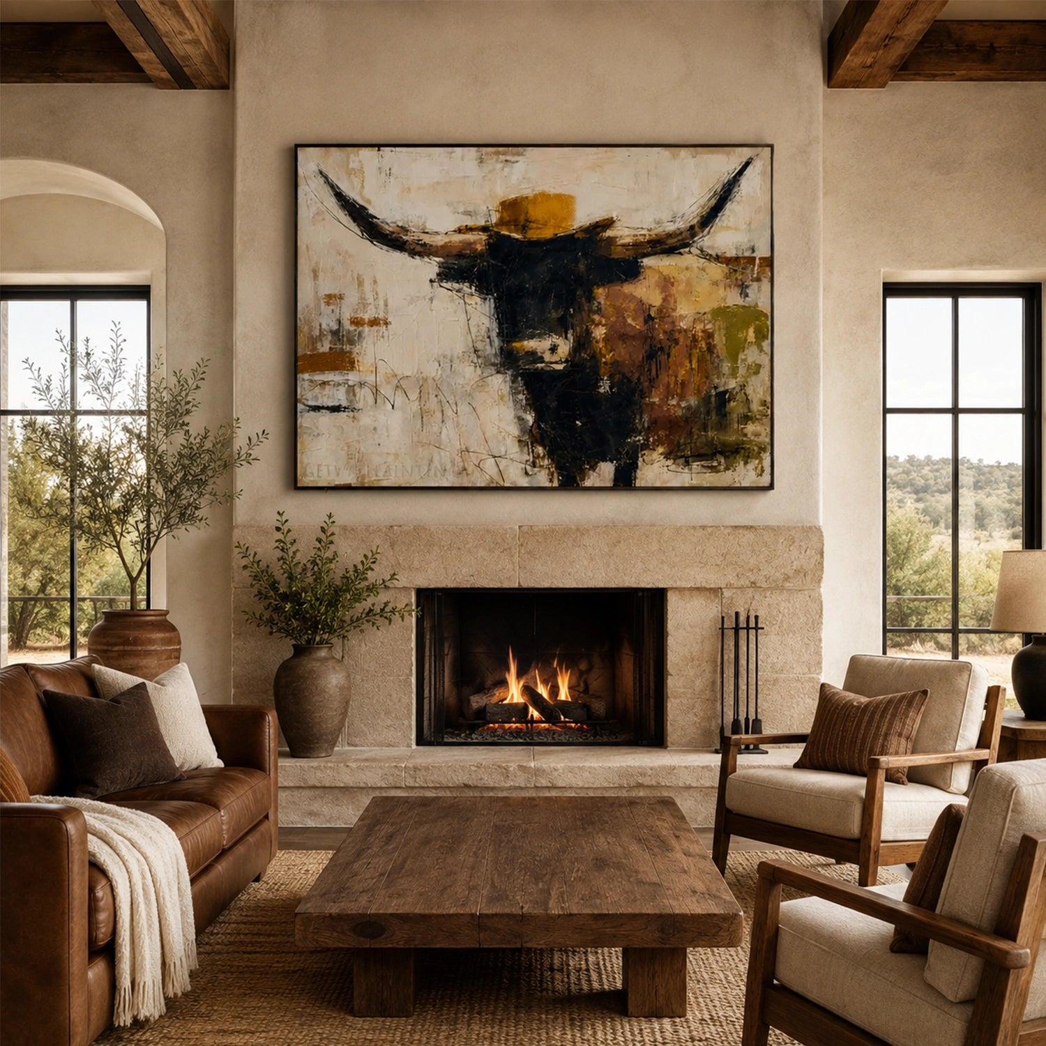 Abstract Animal Wall Art #AL219