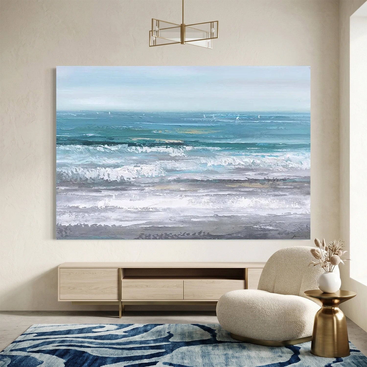 Sea & Sky Abstract Wall Art #MS308