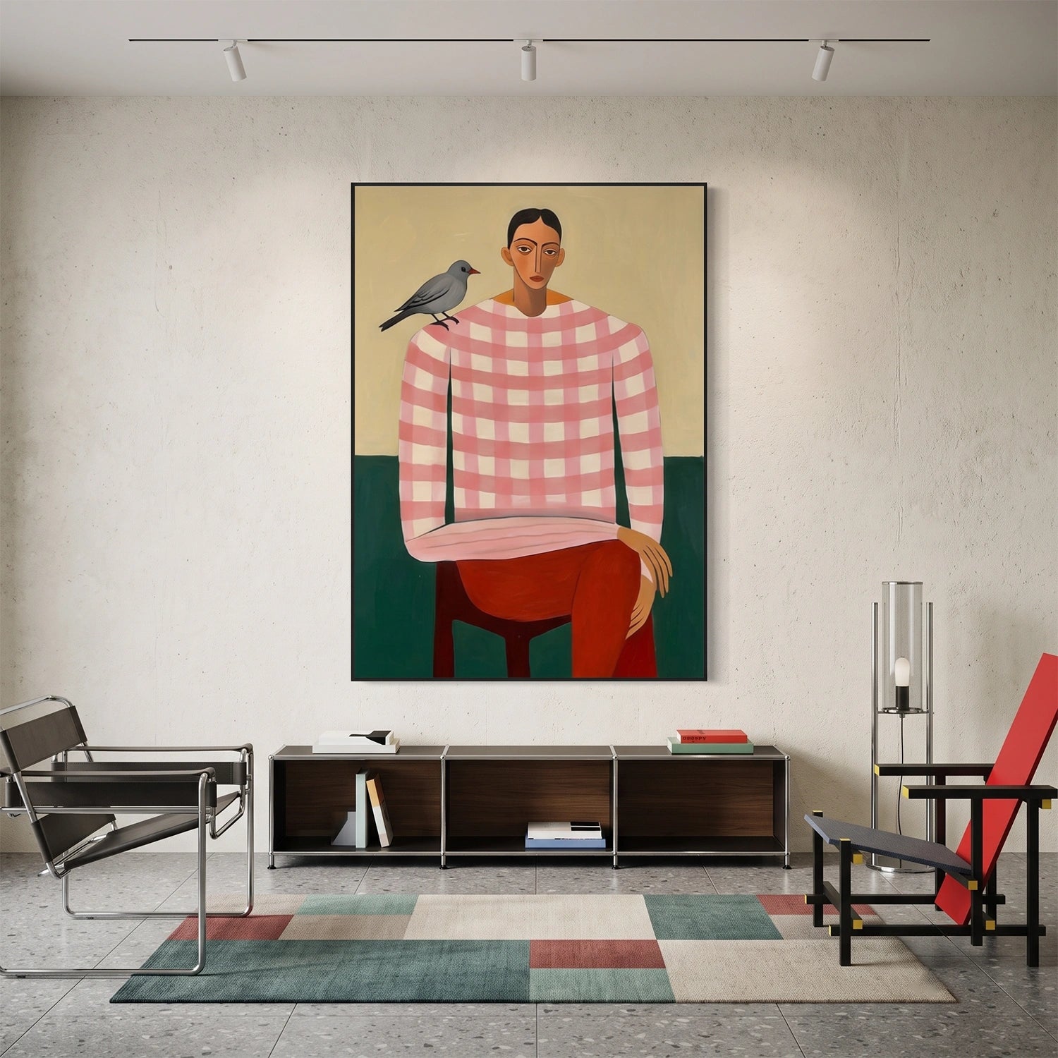 Abstract Portrait Wall Art #AP132