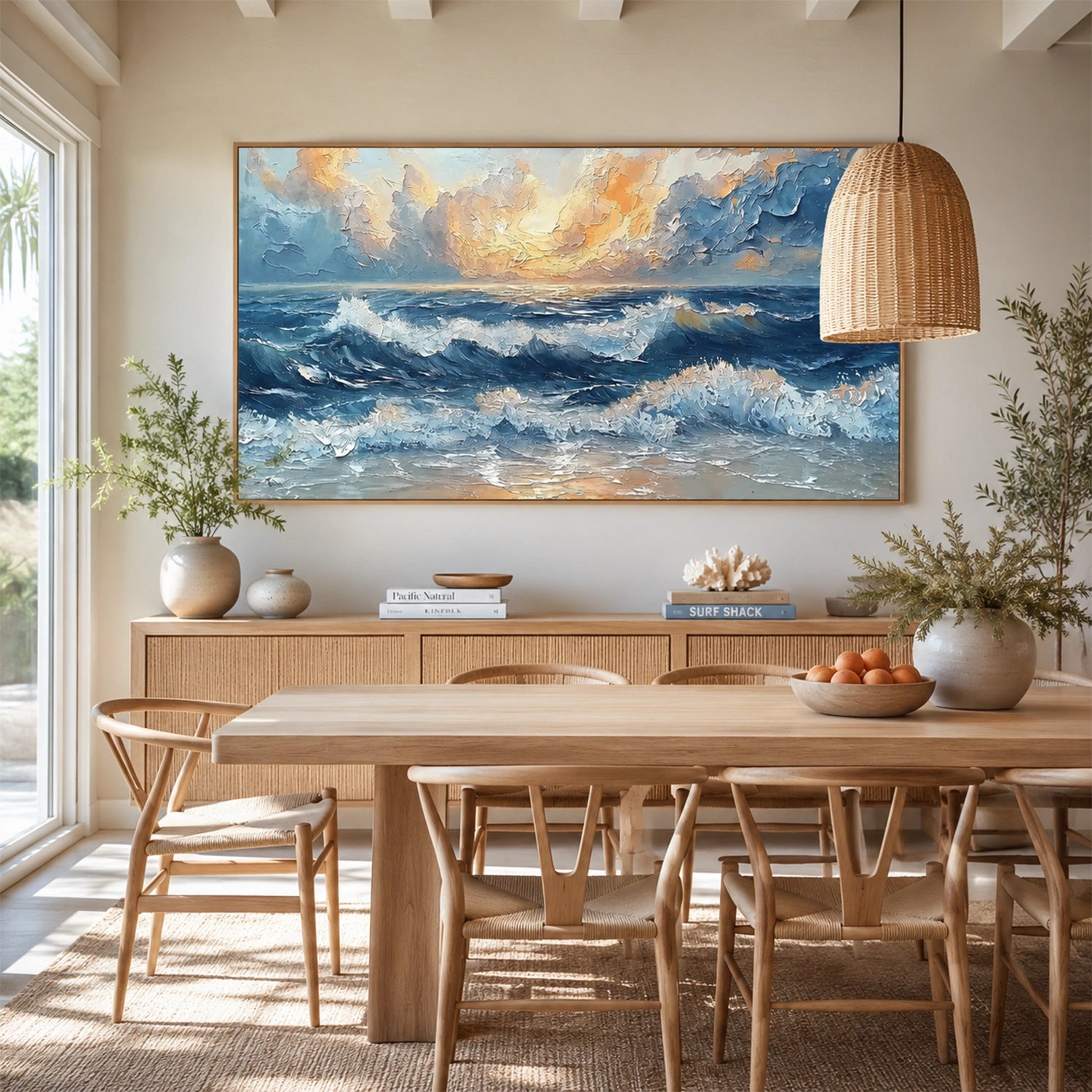 Sea & Sky Abstract Wall Art #MS353