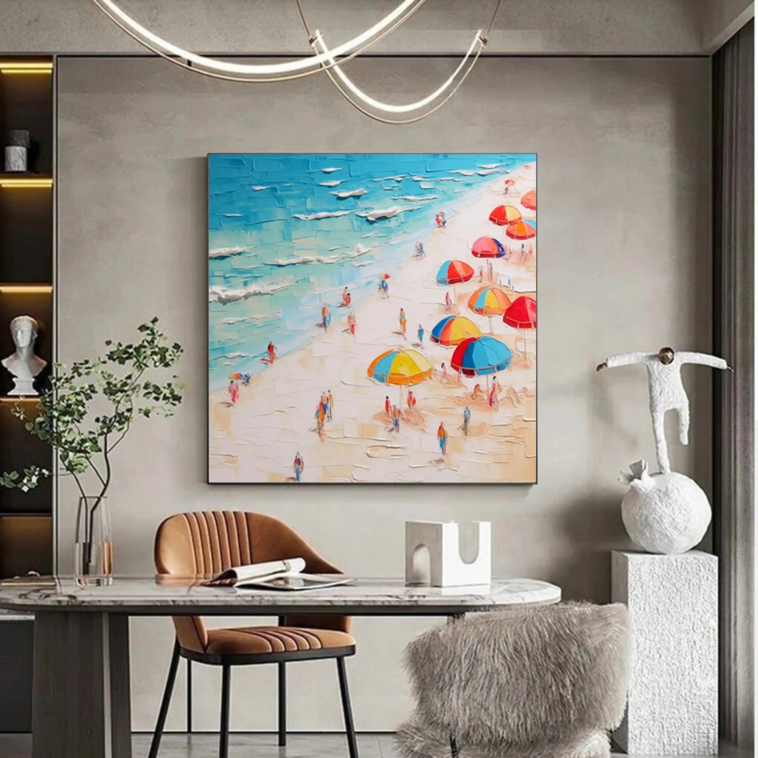 Swimming Sport Textured Wall Art #SA029
