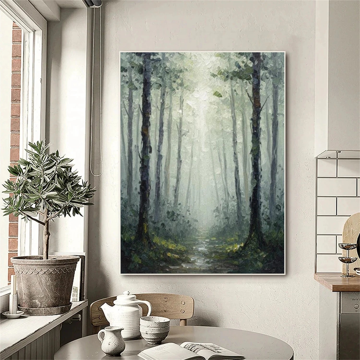 Flower & Tree Abstract Wall Art #ML246