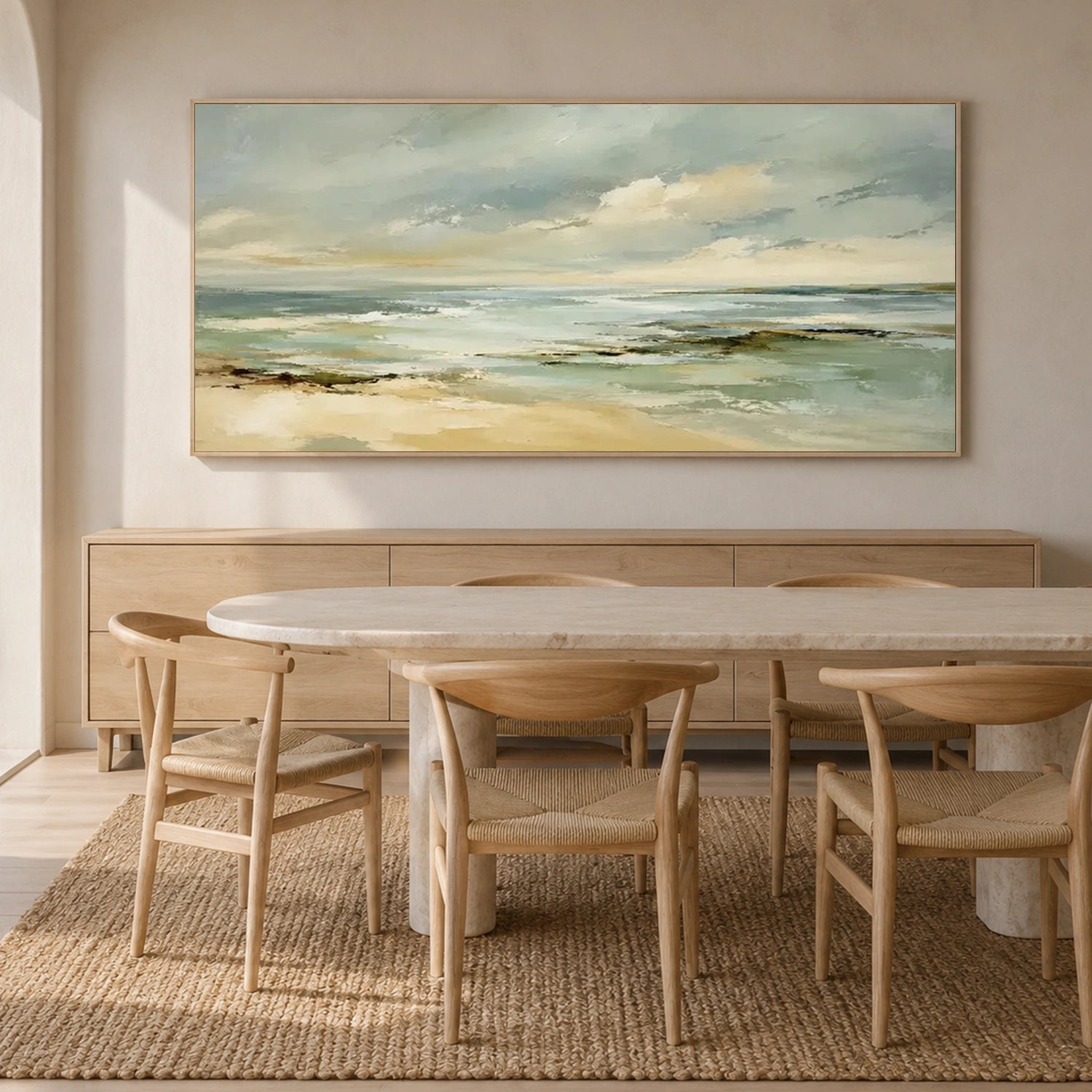 Sea & Sky Abstract Wall Art #MS362