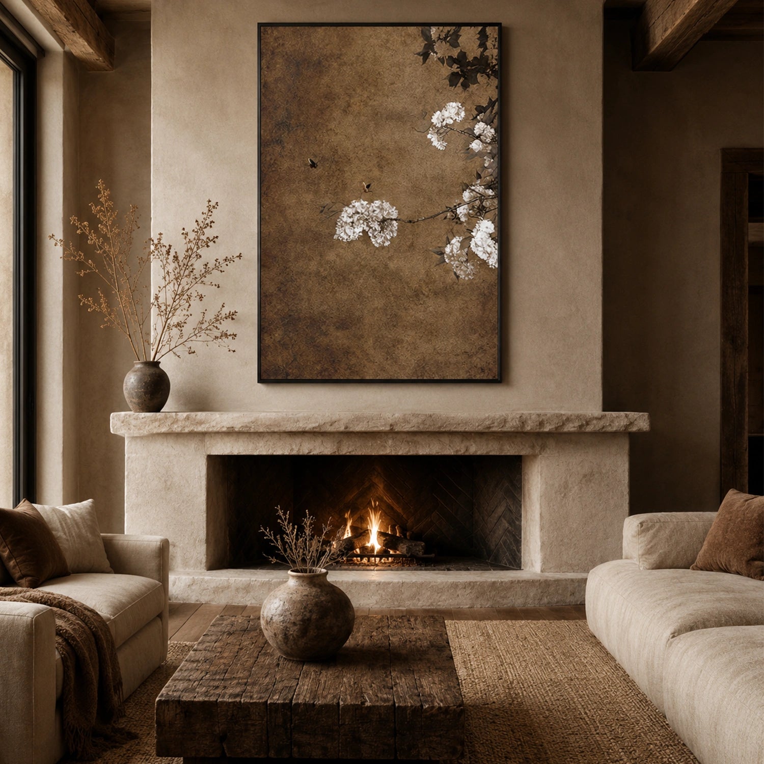Flower & Tree Abstract Wall Art #ML281