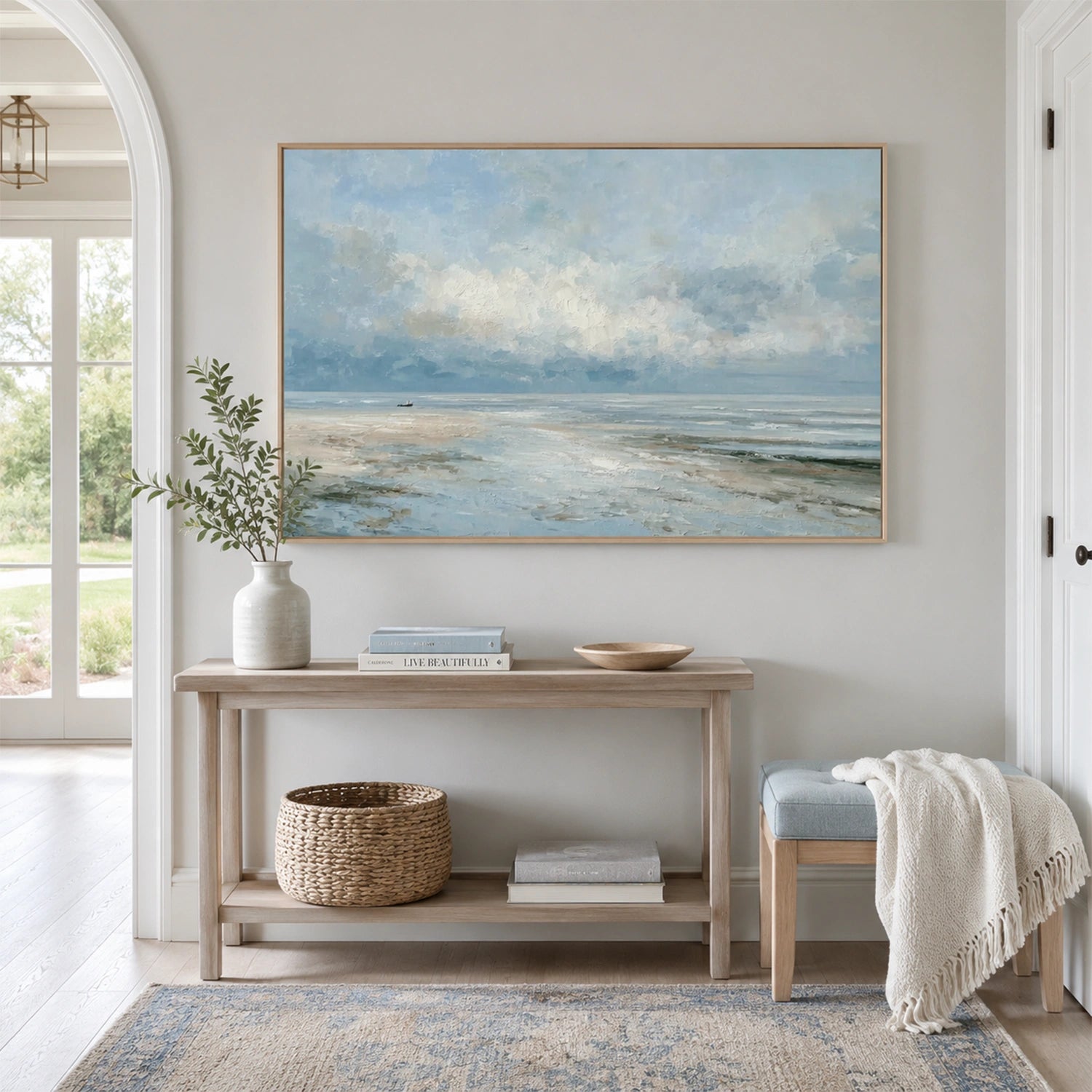 Sea & Sky Abstract Wall Art #MS347