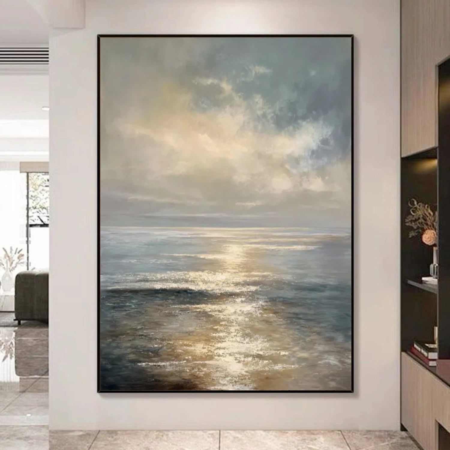 Sea & Sky Abstract Wall Art #MS188