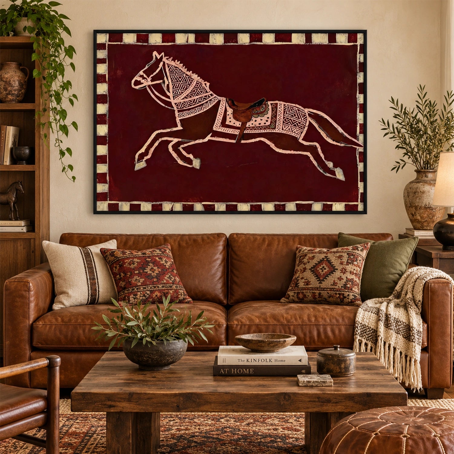 Abstract Animal Horse Wall Art #AL224