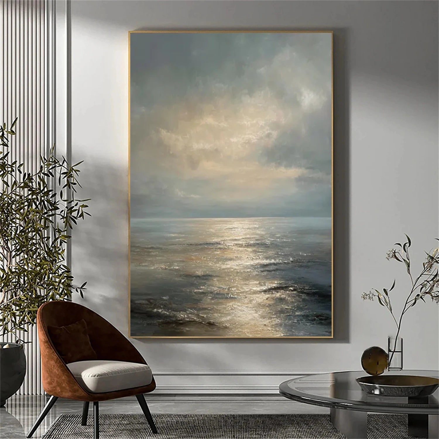 Sea & Sky Abstract Wall Art #MS187
