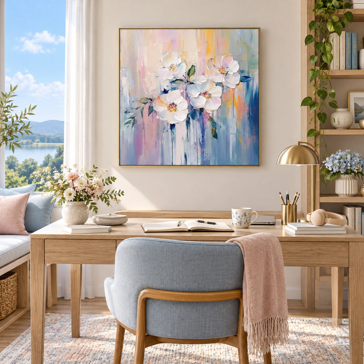 Flower & Tree Abstract Wall Art #ML295