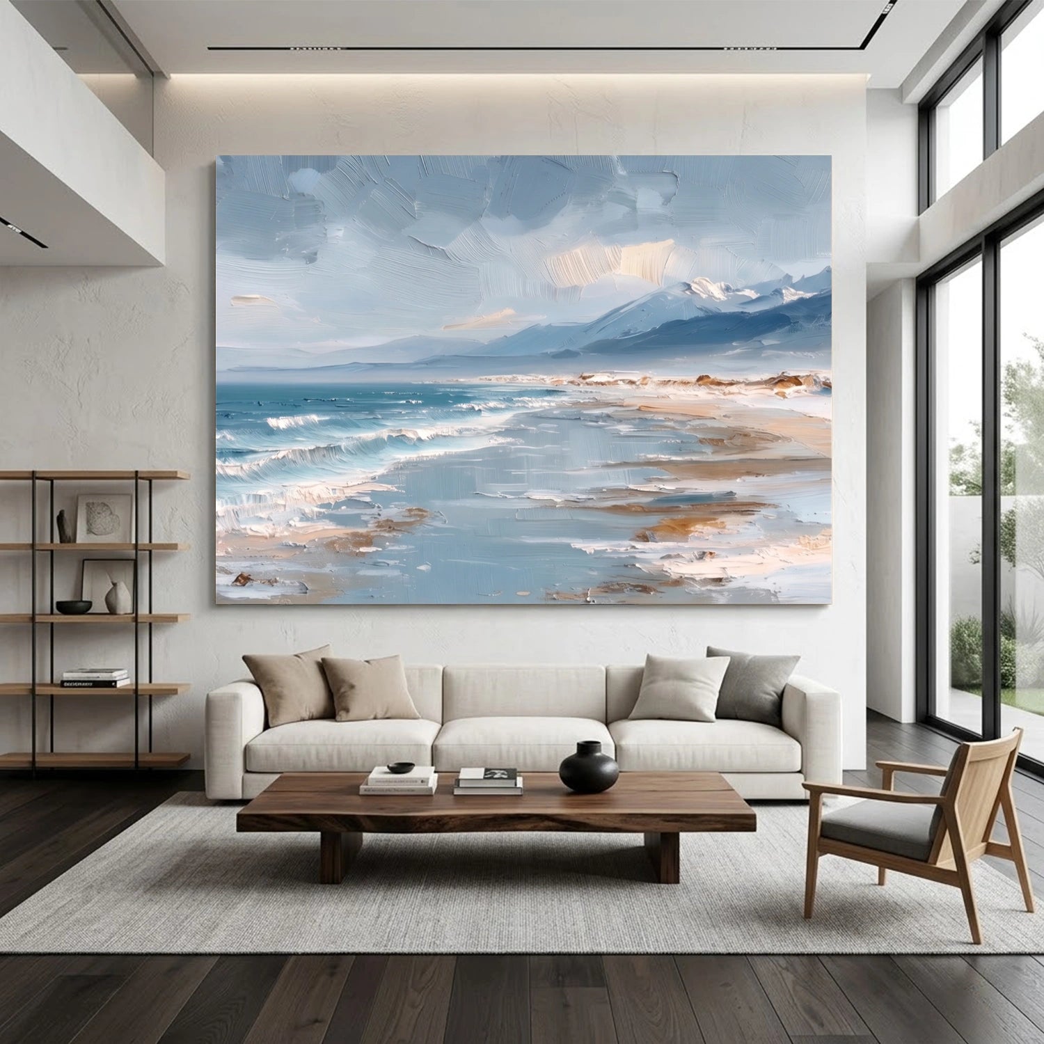 Sea & Sky Abstract Wall Art #MS317