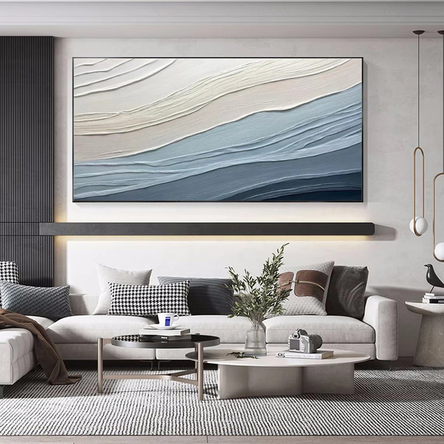 Minimalist Textured Canvas Art #MM289