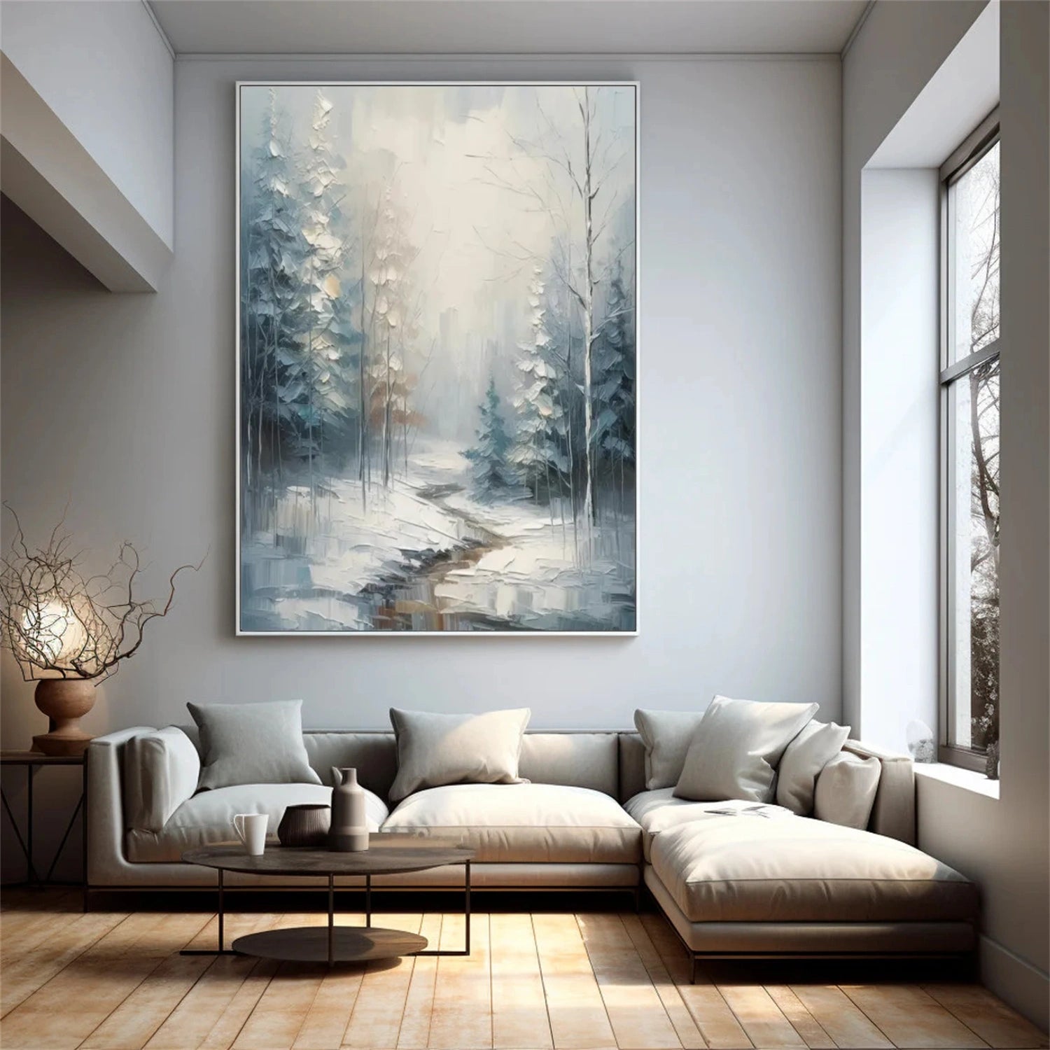 Flower & Tree Abstract Wall Art #ML160