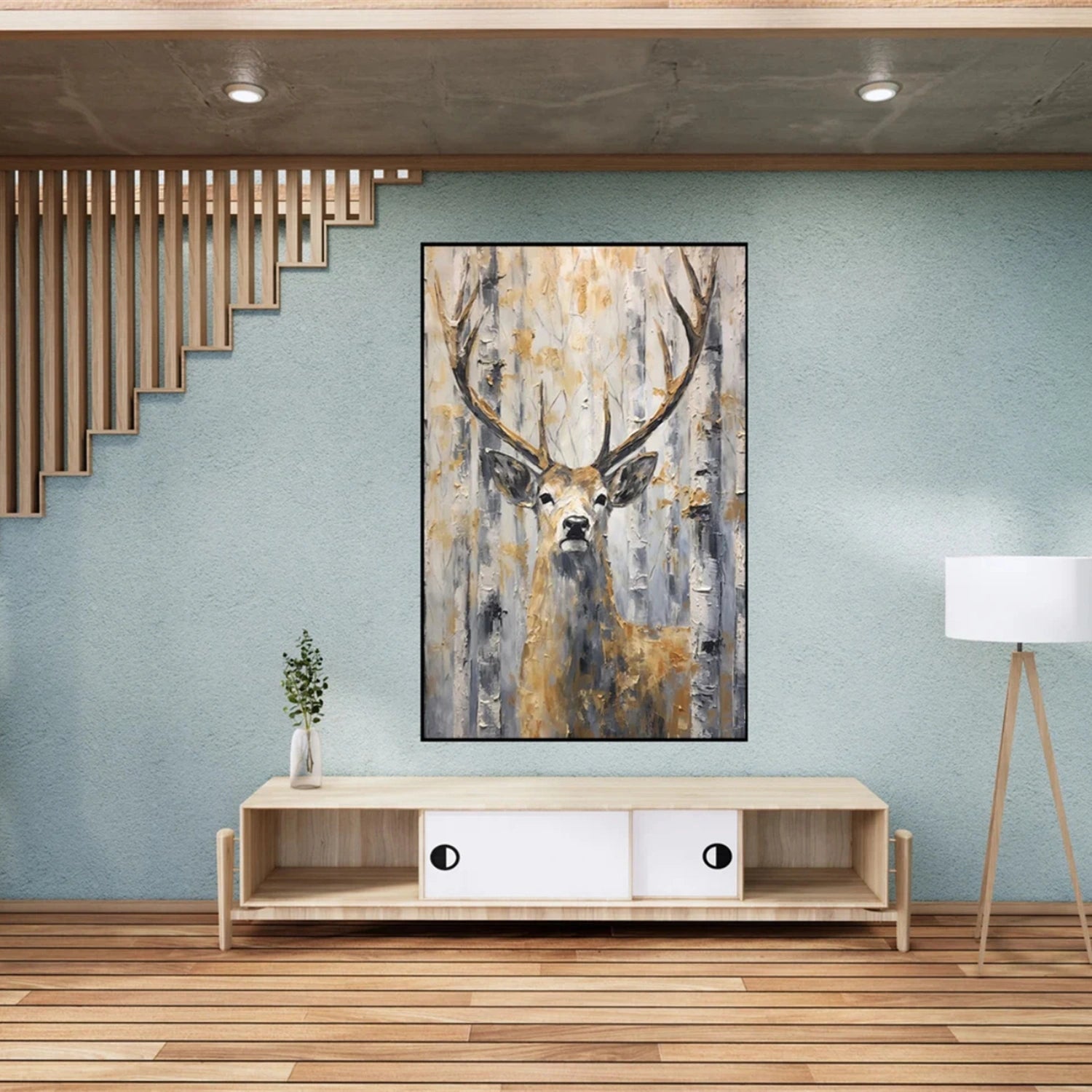 Abstract Animal Wall Art #AL083