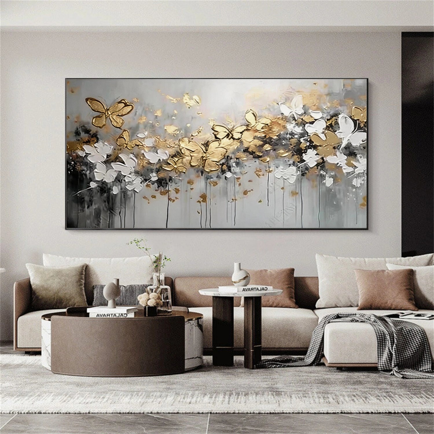 Flower & Tree Abstract Wall Art #ML255
