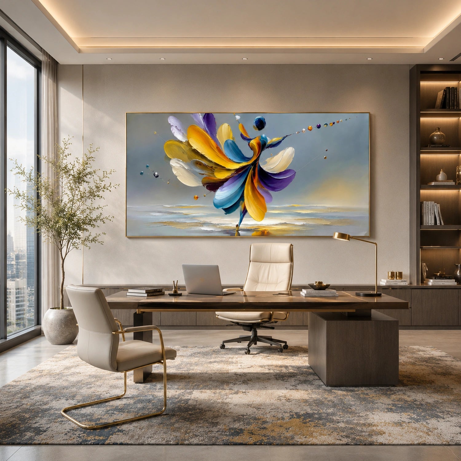 Abstract Portrait Wall Art #AP129
