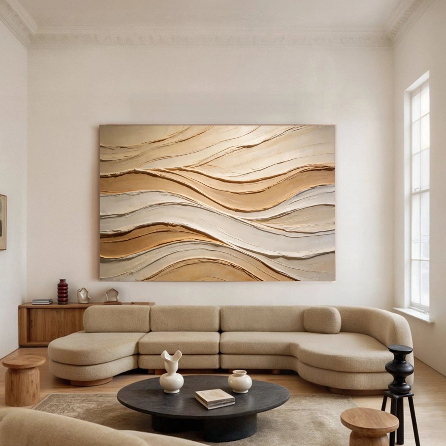 Minimalist Textured Canvas Art #MM371