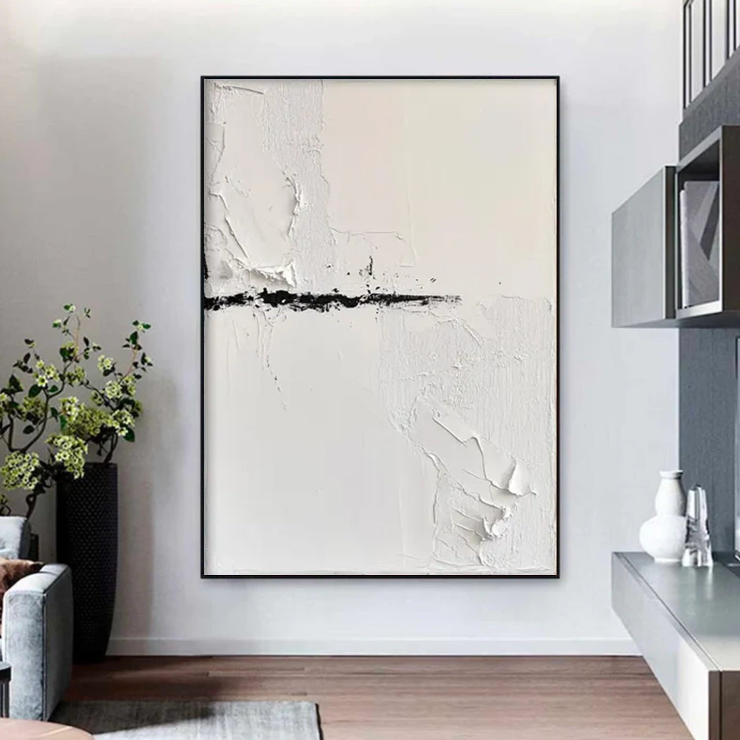 Minimalist Textured Canvas Art #MM336