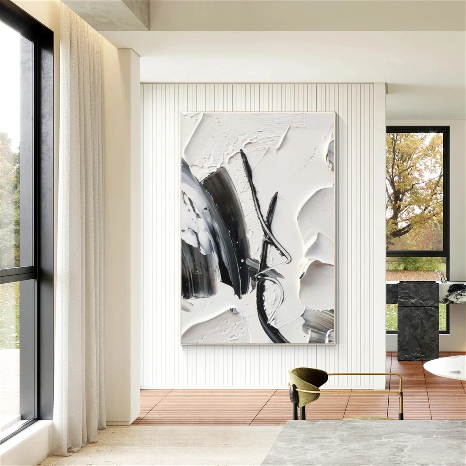 Minimalist Textured Canvas Art #MM317