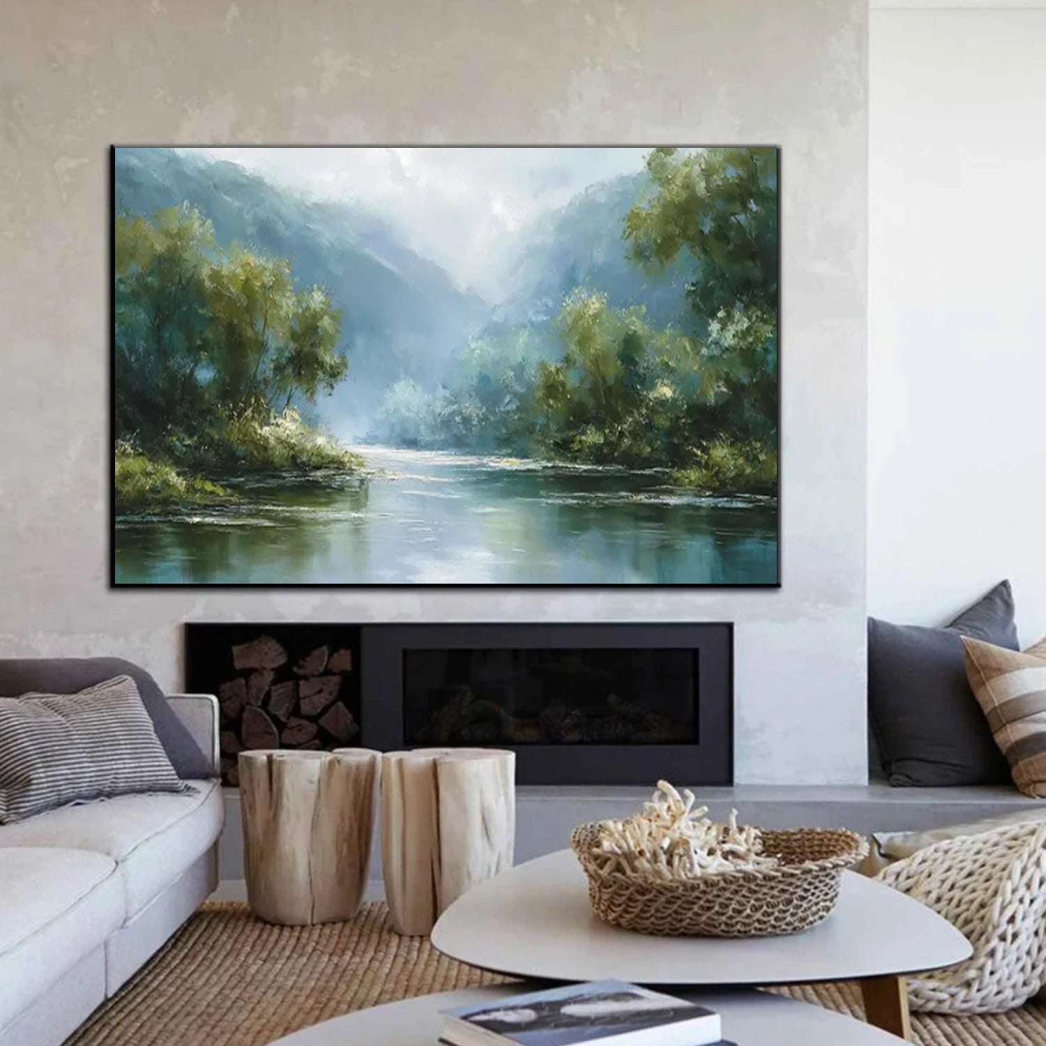 Sea & Sky Abstract Wall Art #MS250