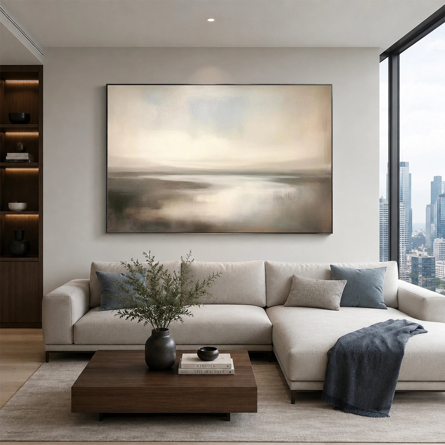Sea & Sky Abstract Wall Art #MS356