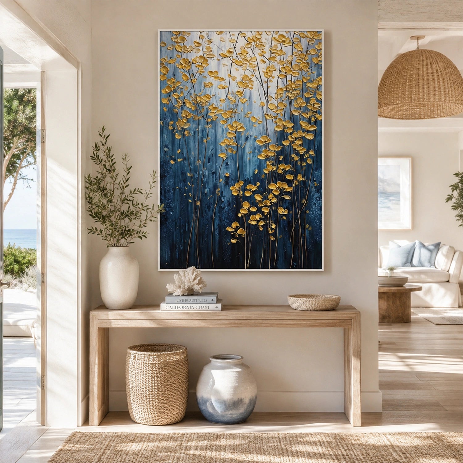 Flower & Tree Abstract Wall Art #ML278