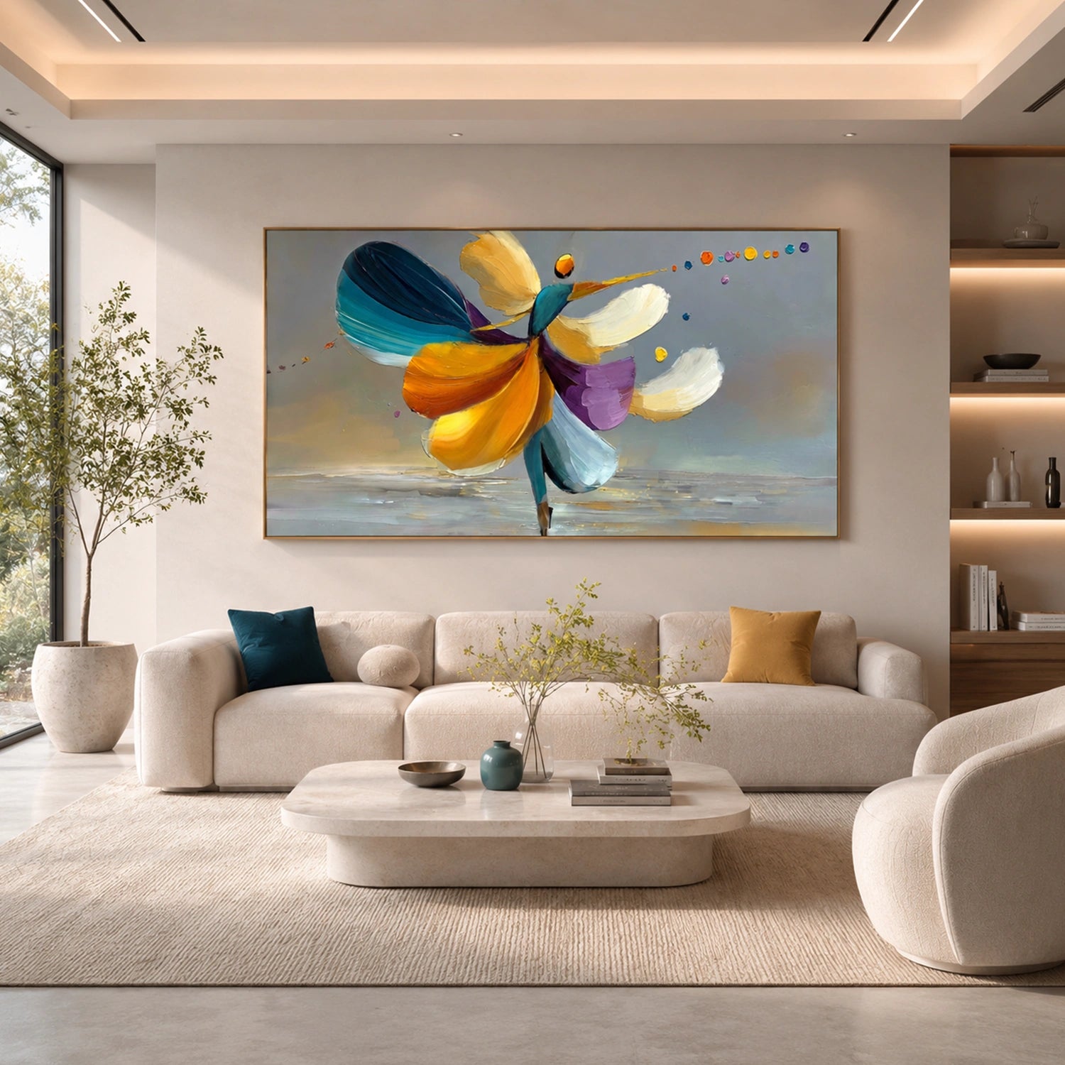 Abstract Portrait Wall Art #AP128