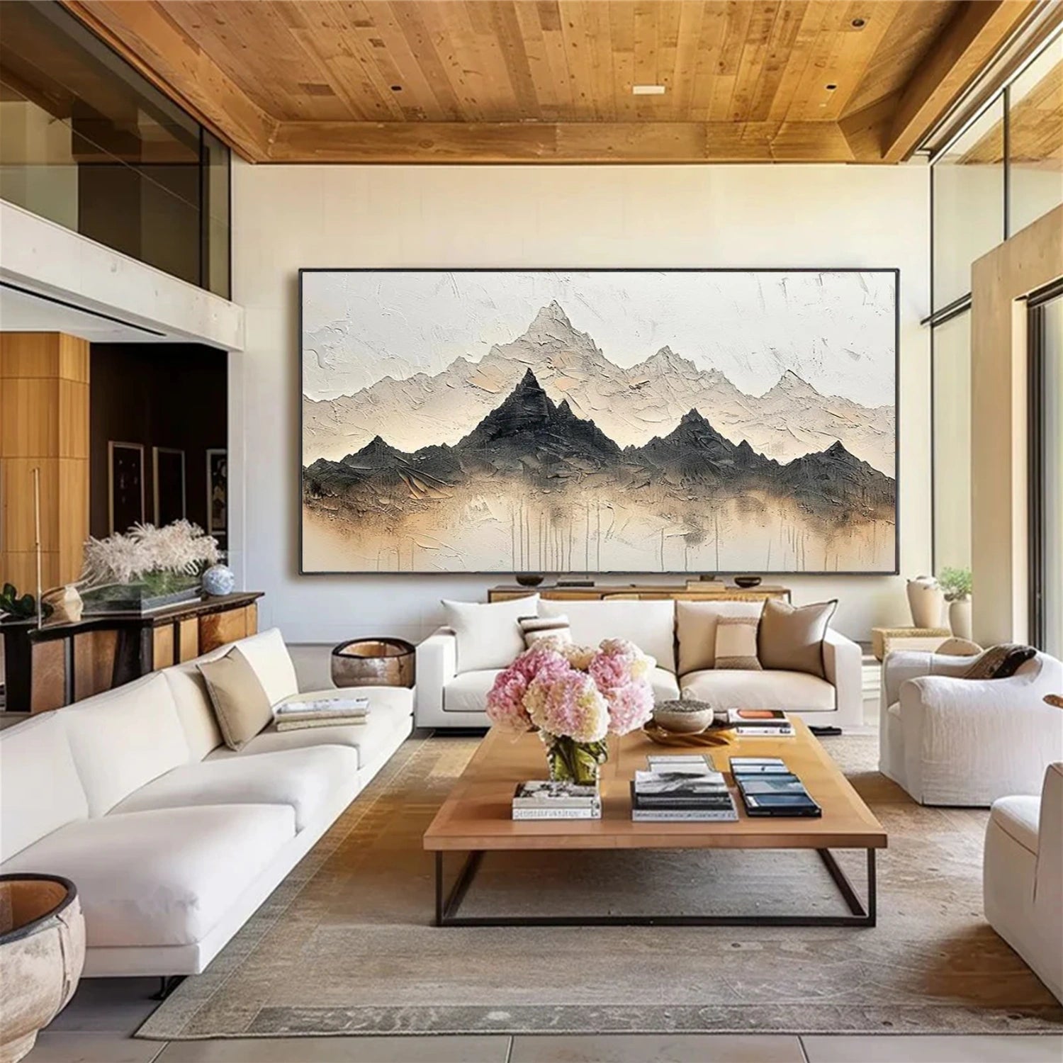 Minimalist Mountain Canvas Art #MM363