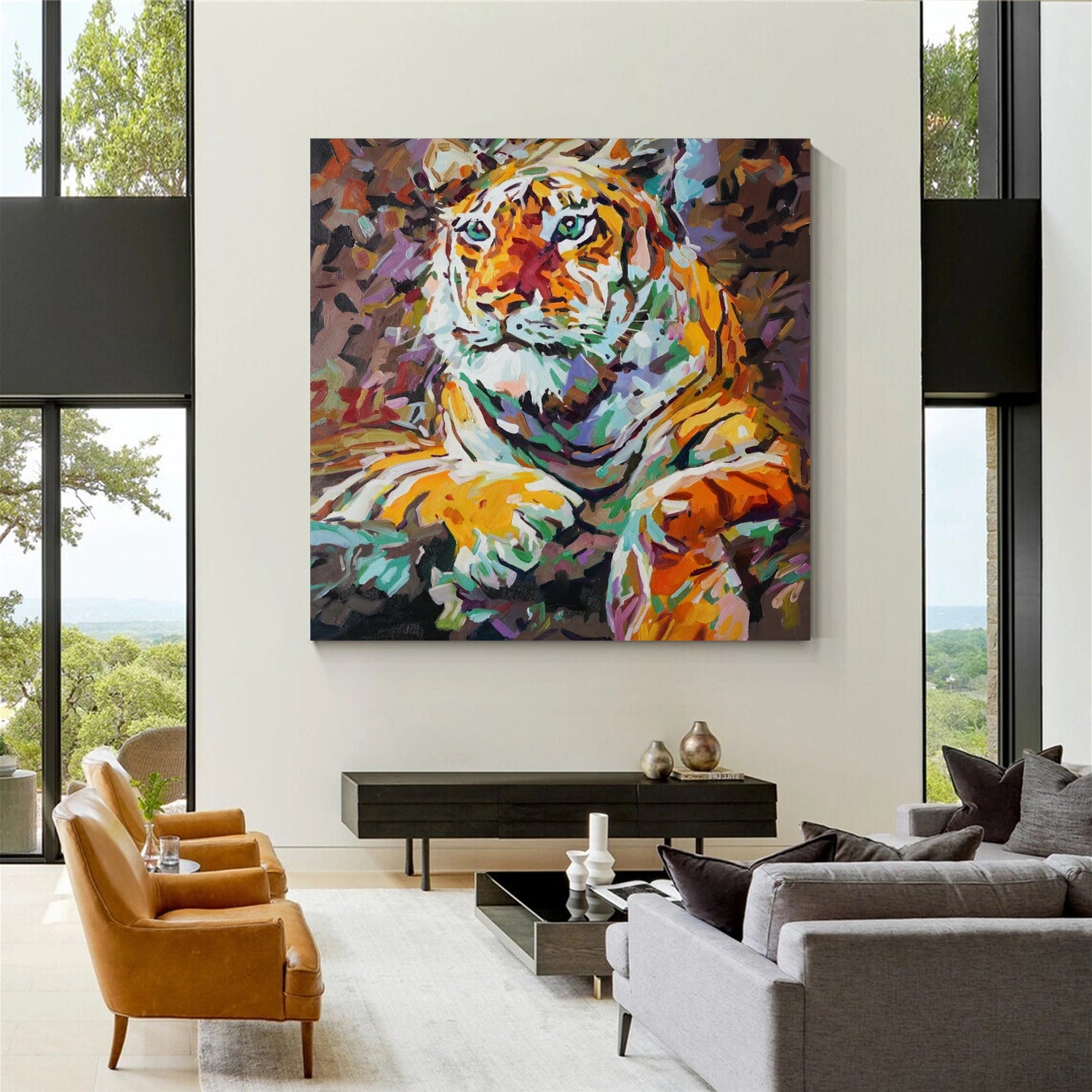 Abstract Animal Wall Art #AL108