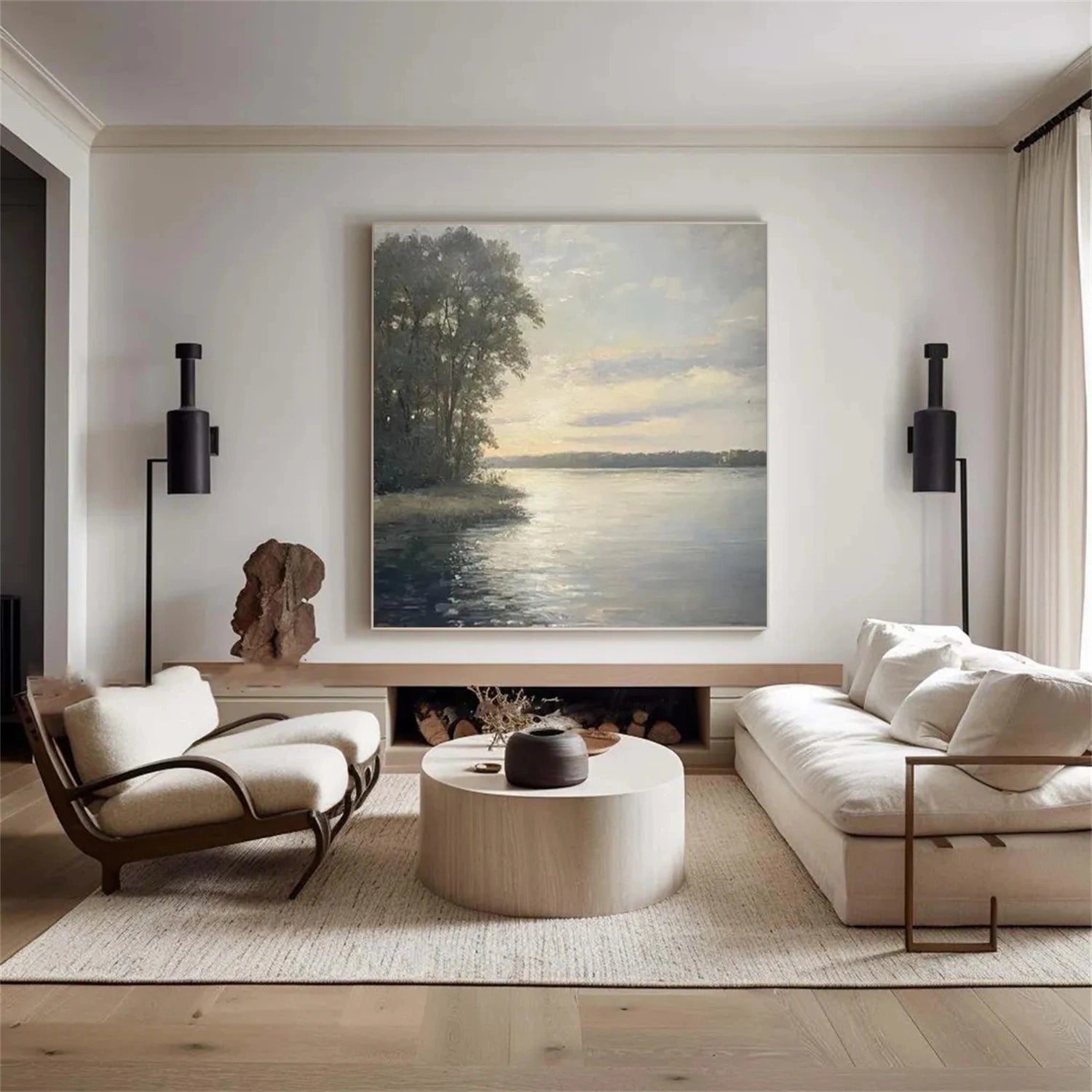 Sea & Sky Abstract Wall Art #MS169