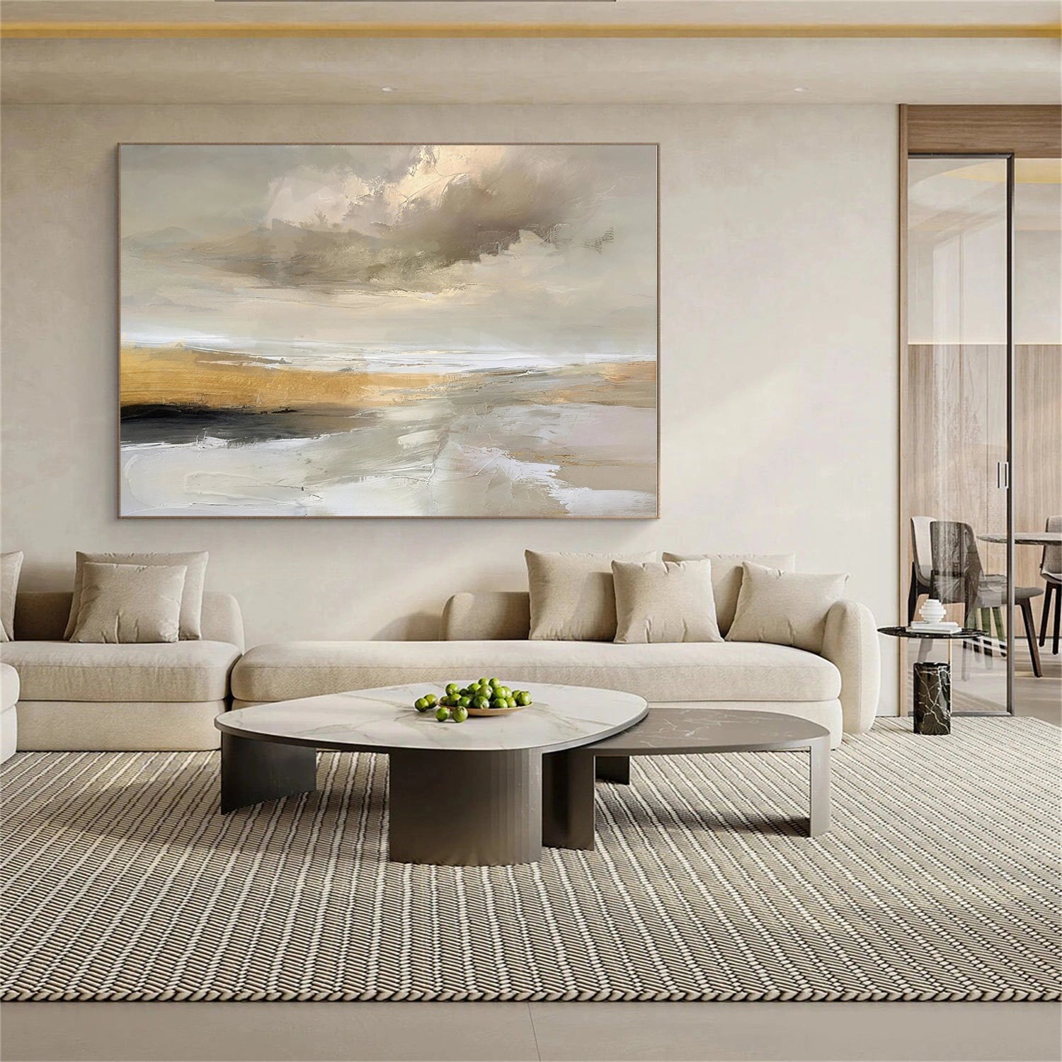 Sea & Sky Abstract Wall Art #MS222