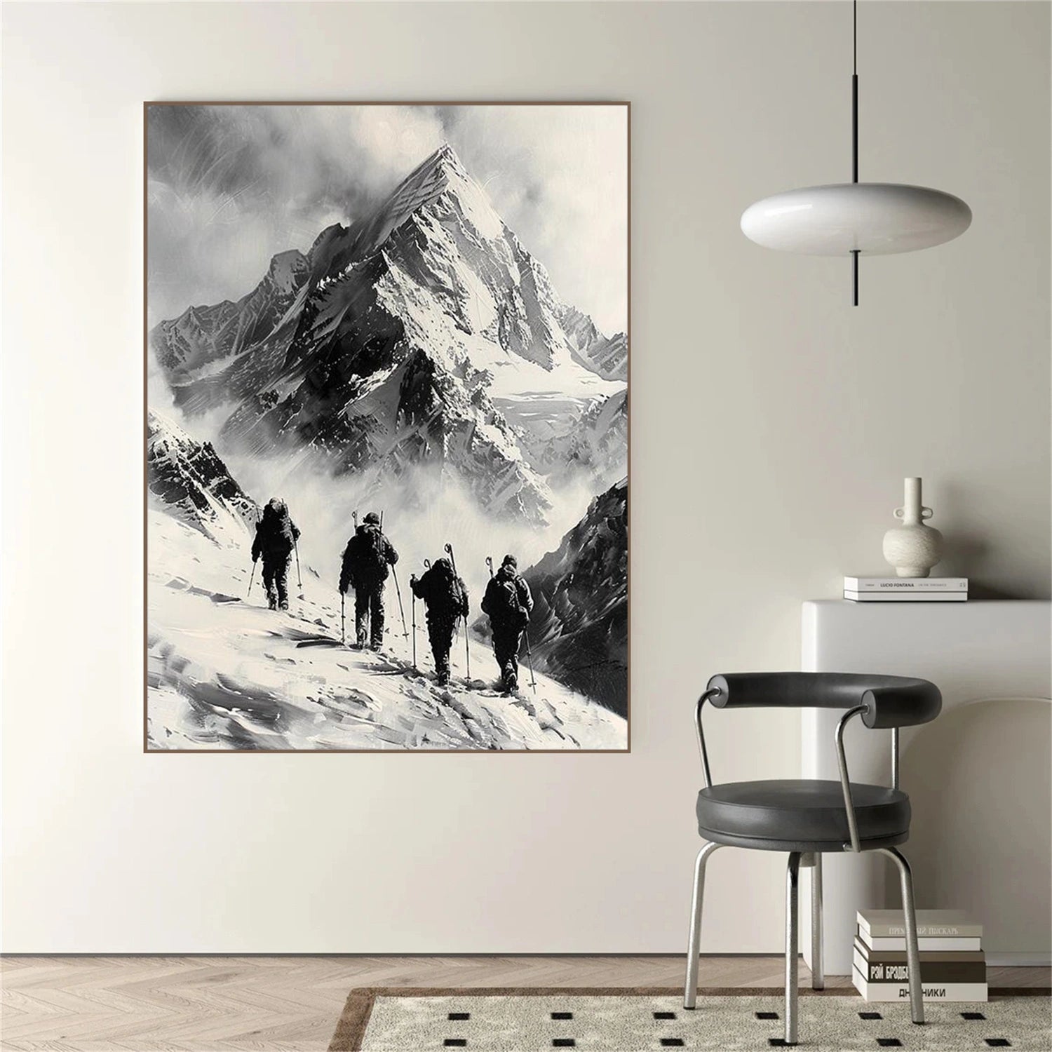 Minimalist Mountain Canvas Art #MM298