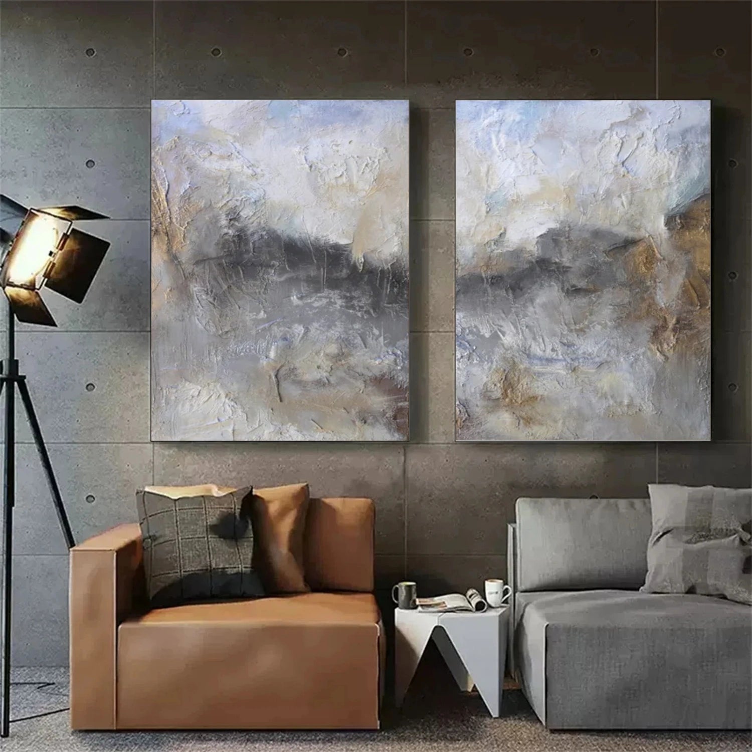 Wabi Sabi Canvas Art Set of 2 #WS726