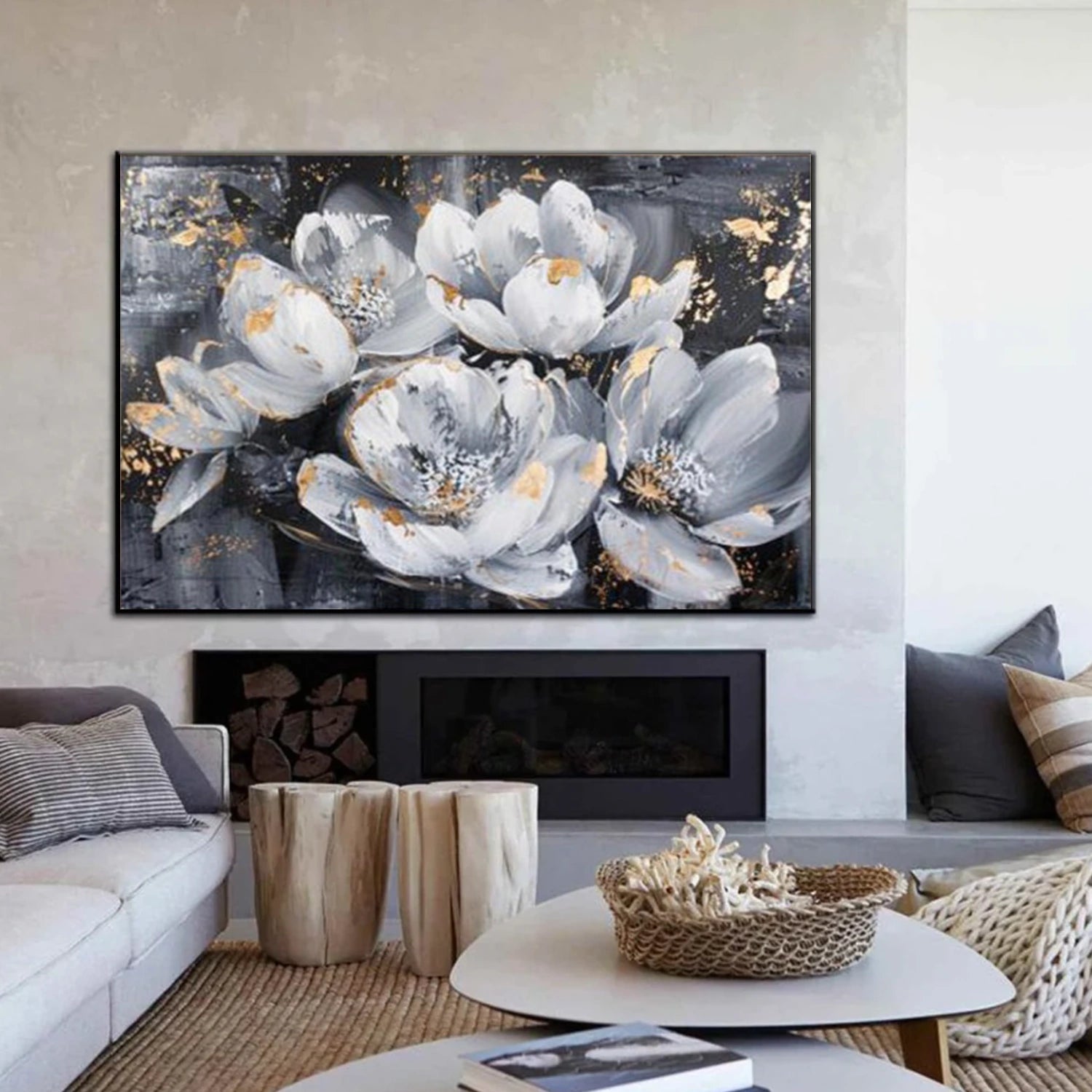 Flower & Tree Abstract Wall Art #ML219