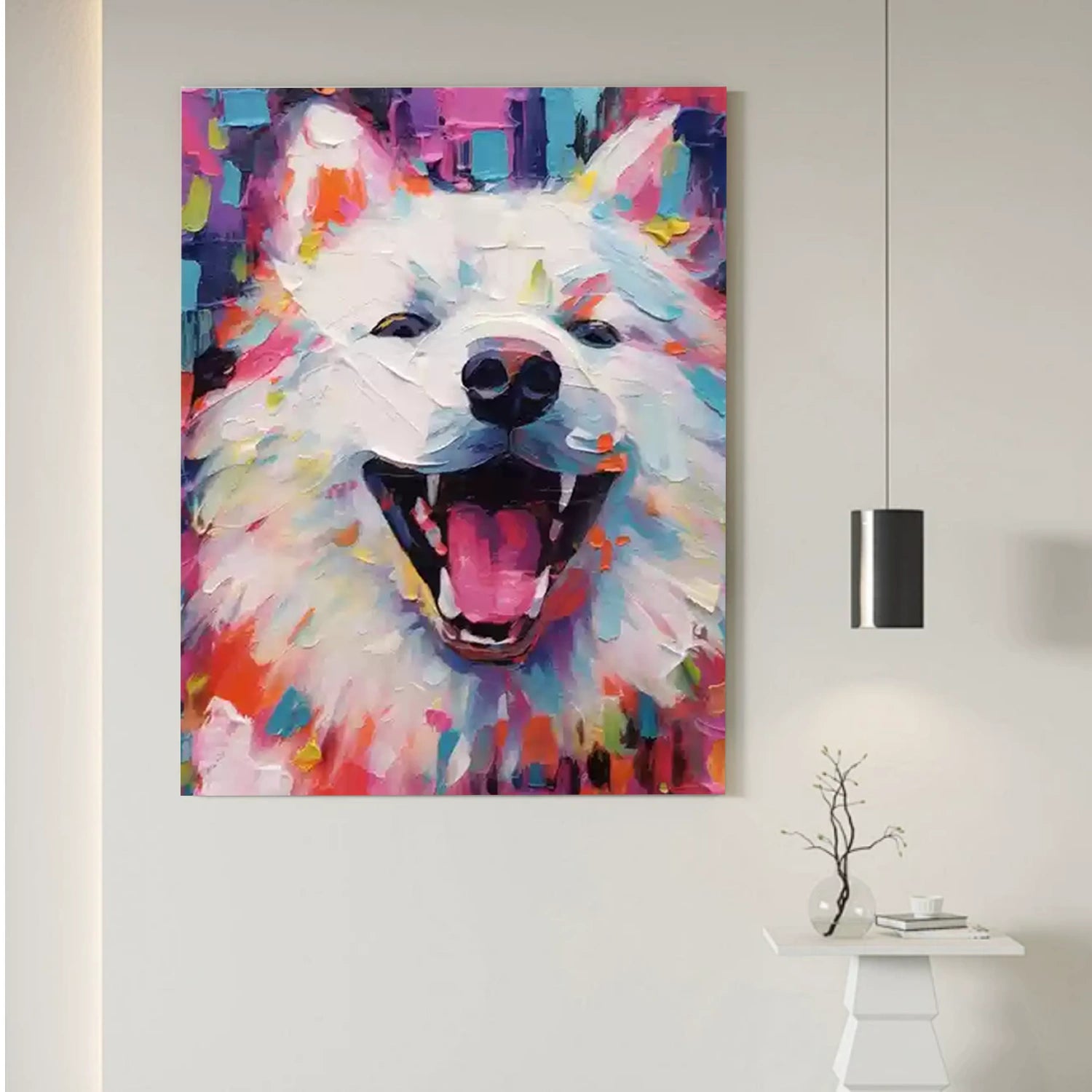 Abstract Animal Dog Wall Art #AL114