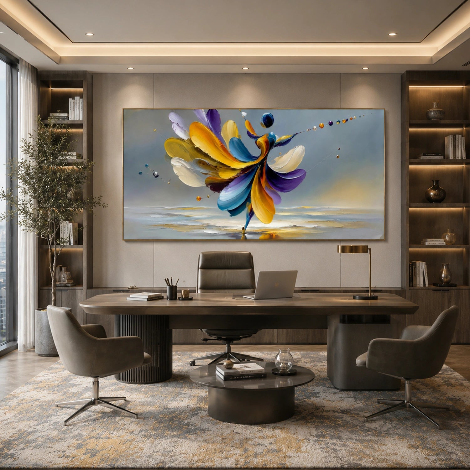 Abstract Portrait Wall Art #AP129