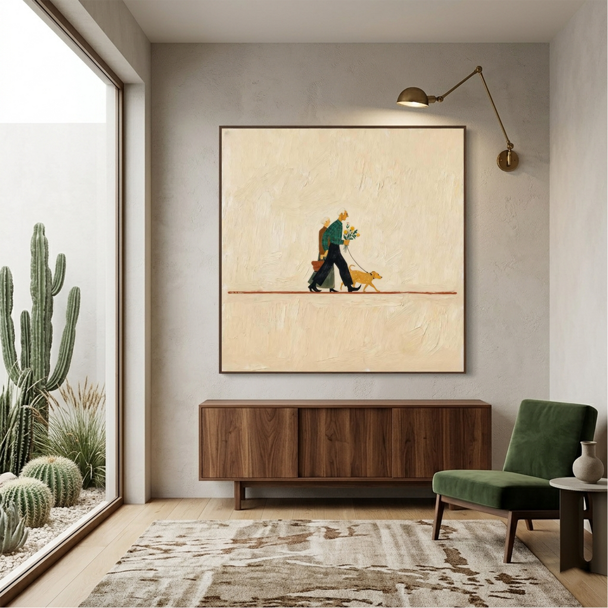 Abstract Portrait Wall Art #AP162