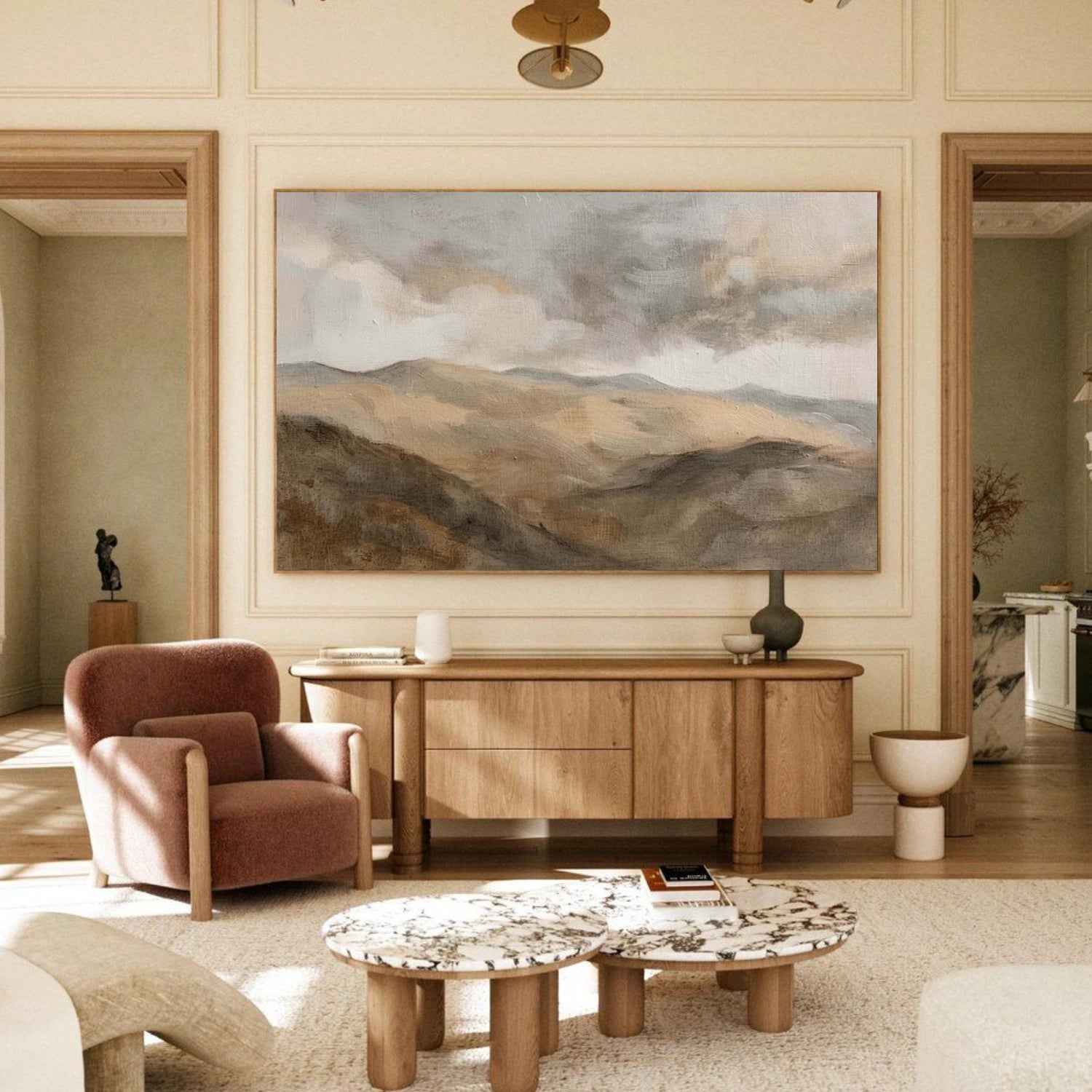 Minimalist Mountain Canvas Art #MM390
