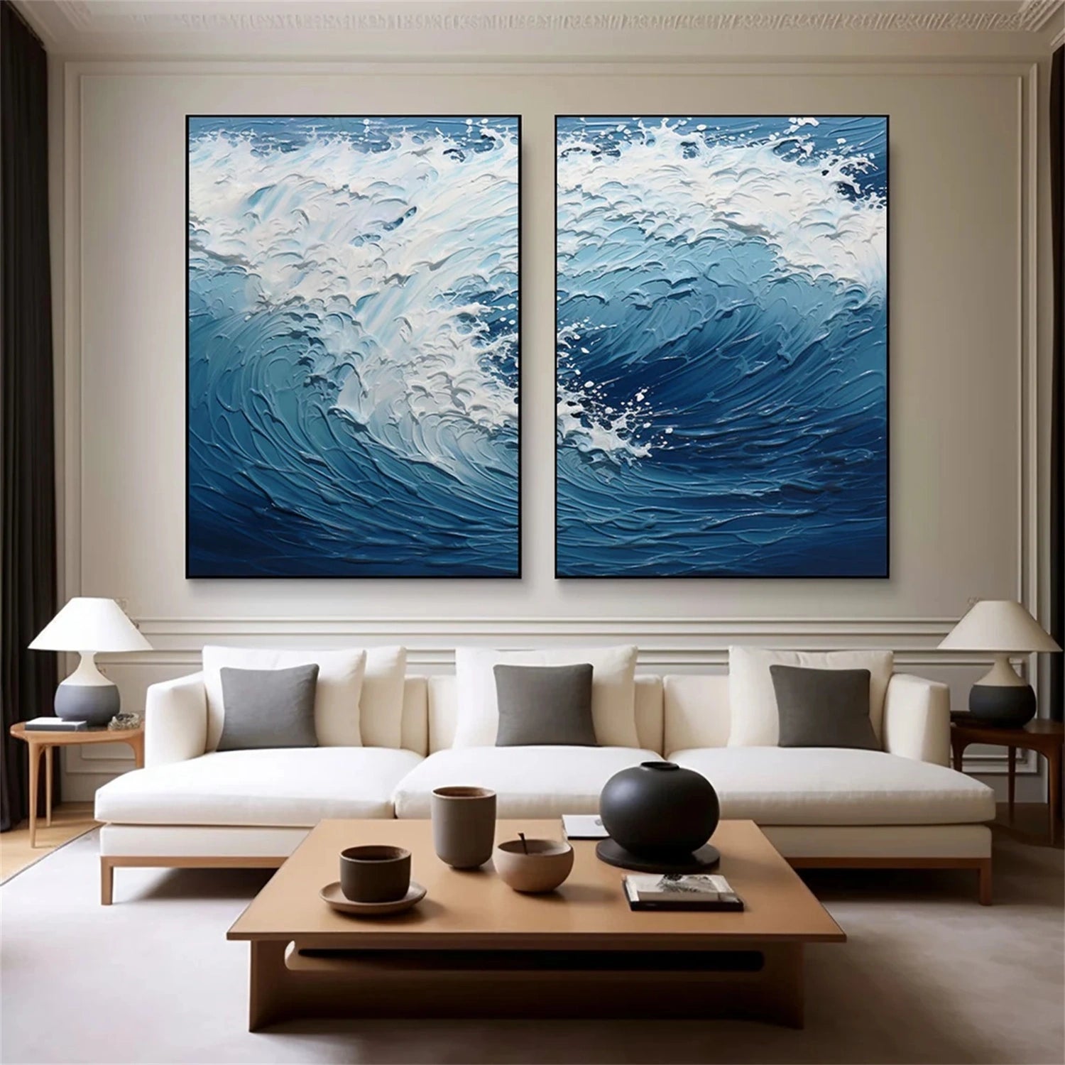 Minimalist Sea & Sky Art Set of 2 #MS031