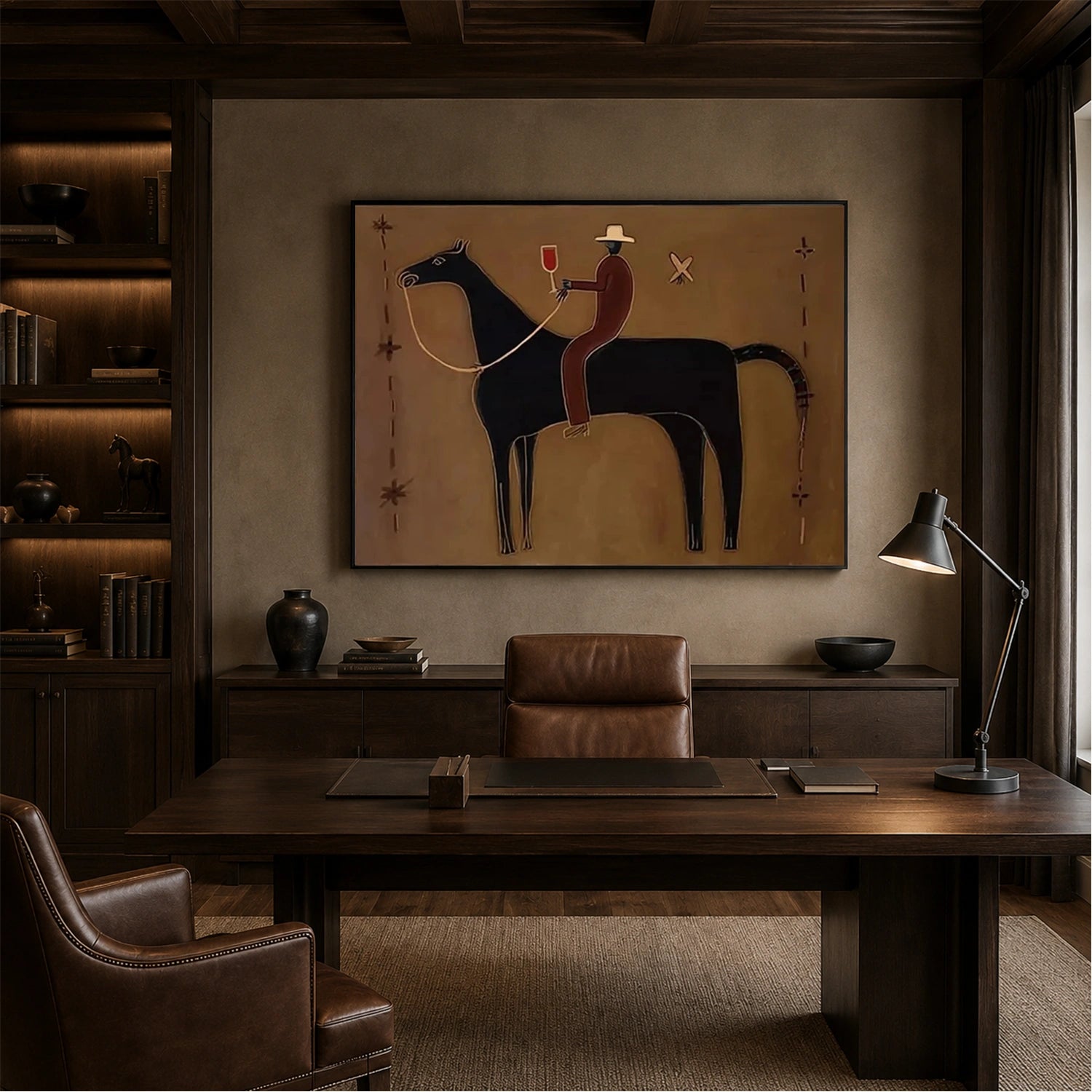 Western Cowboy Art #VA191