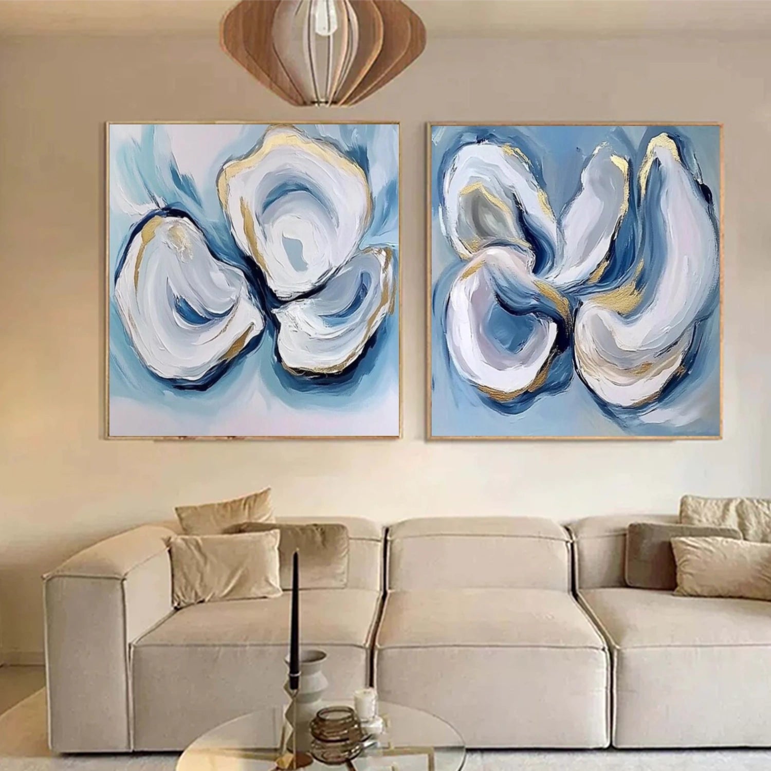 Abstract Canvas Art Set of 2 #WS778